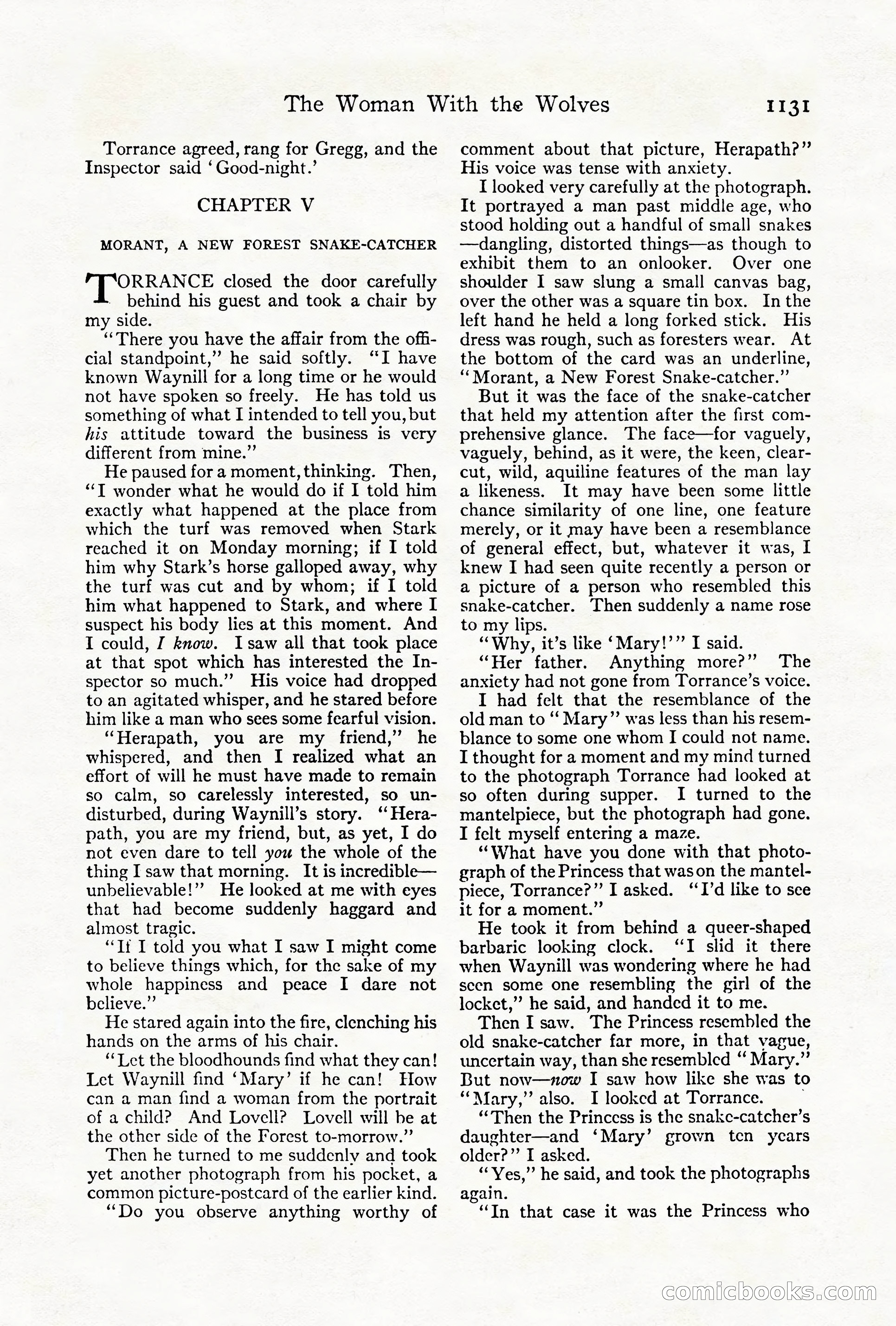 Adventure Magazine Cover, October 1911 — page 185 of 196