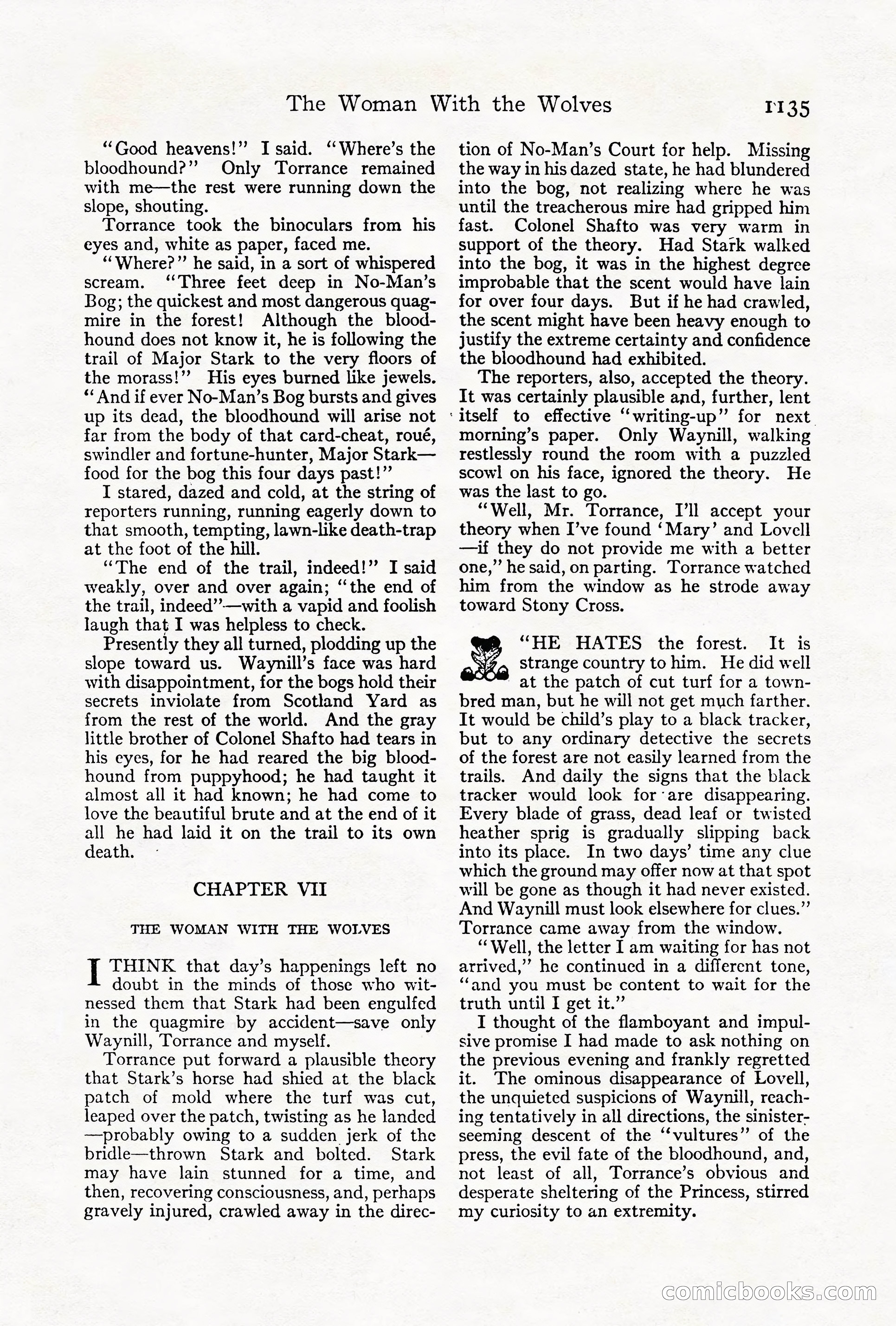 Adventure Magazine Cover, October 1911 — page 189 of 196