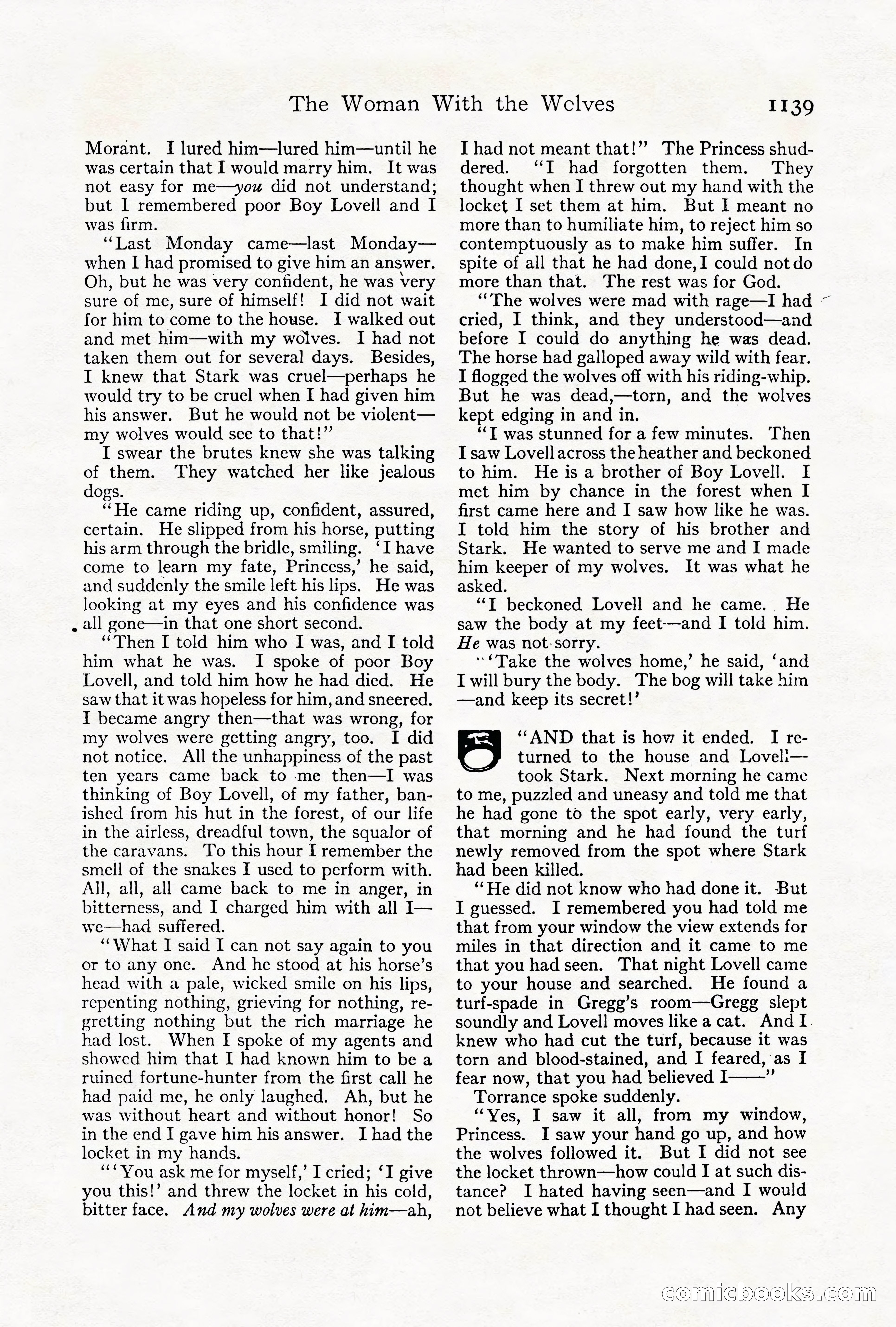 Adventure Magazine Cover, October 1911 — page 193 of 196