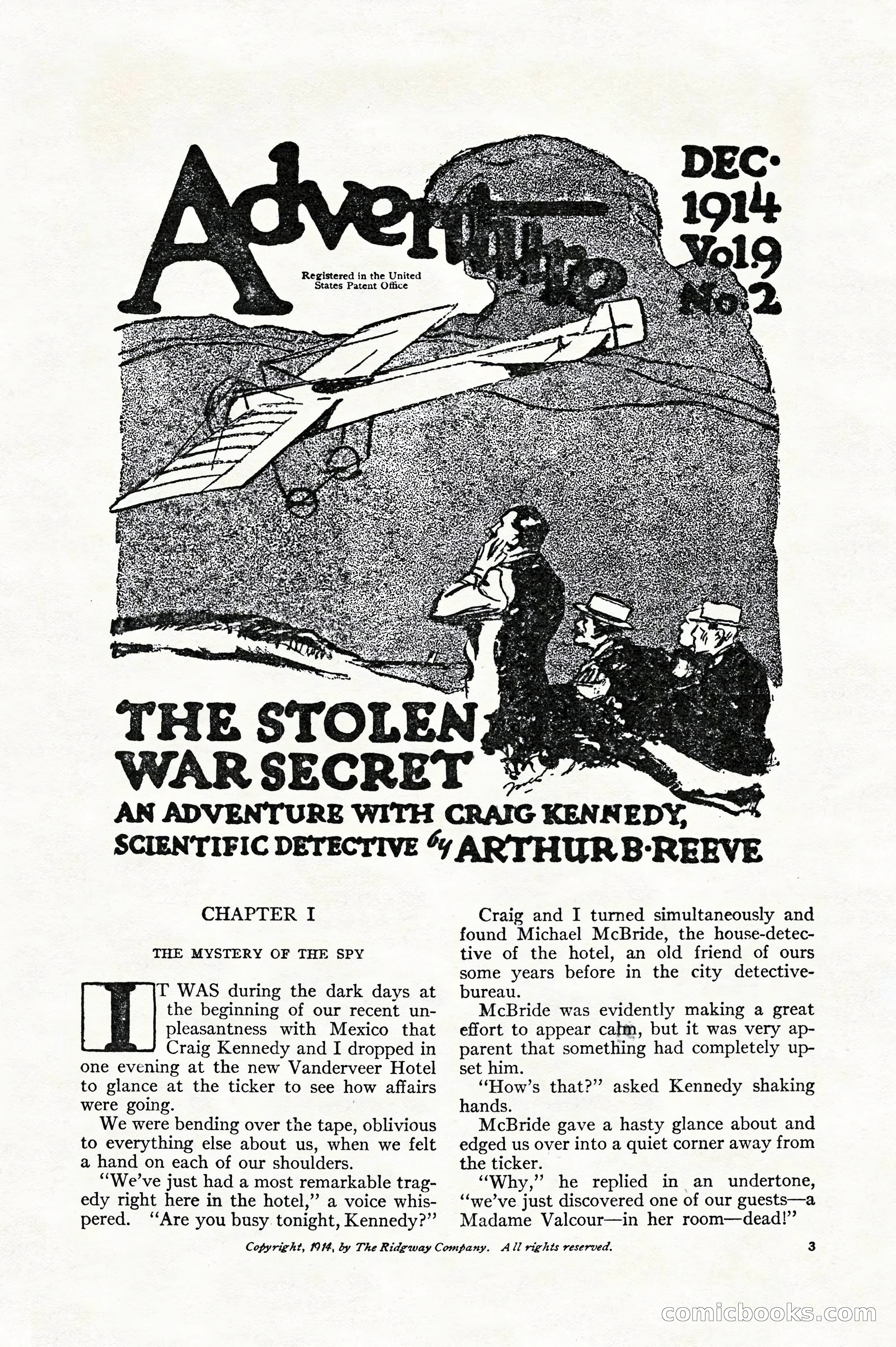 Adventure, December 1914 — page 5 of 228