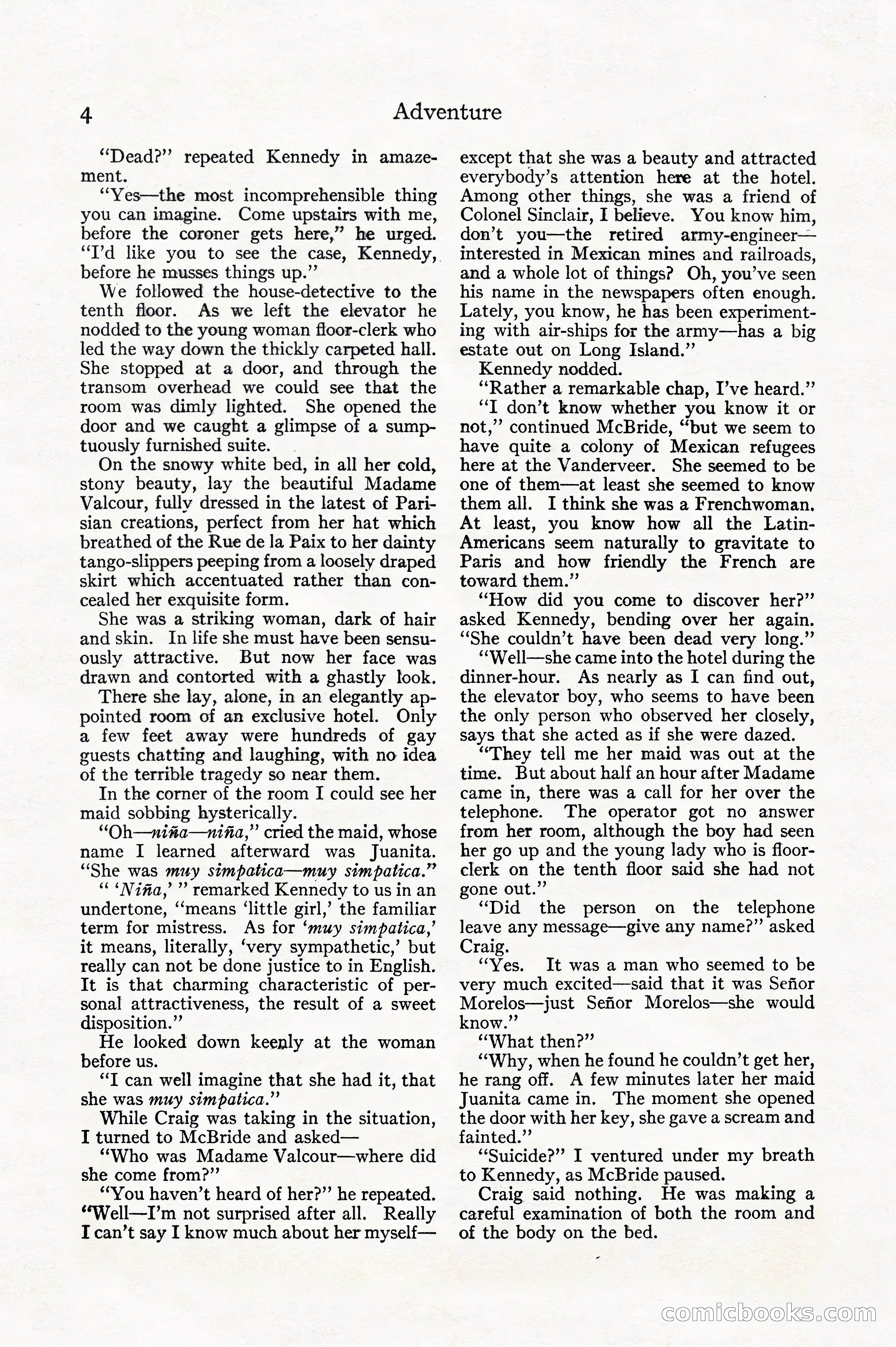 Adventure, December 1914 — page 6 of 228