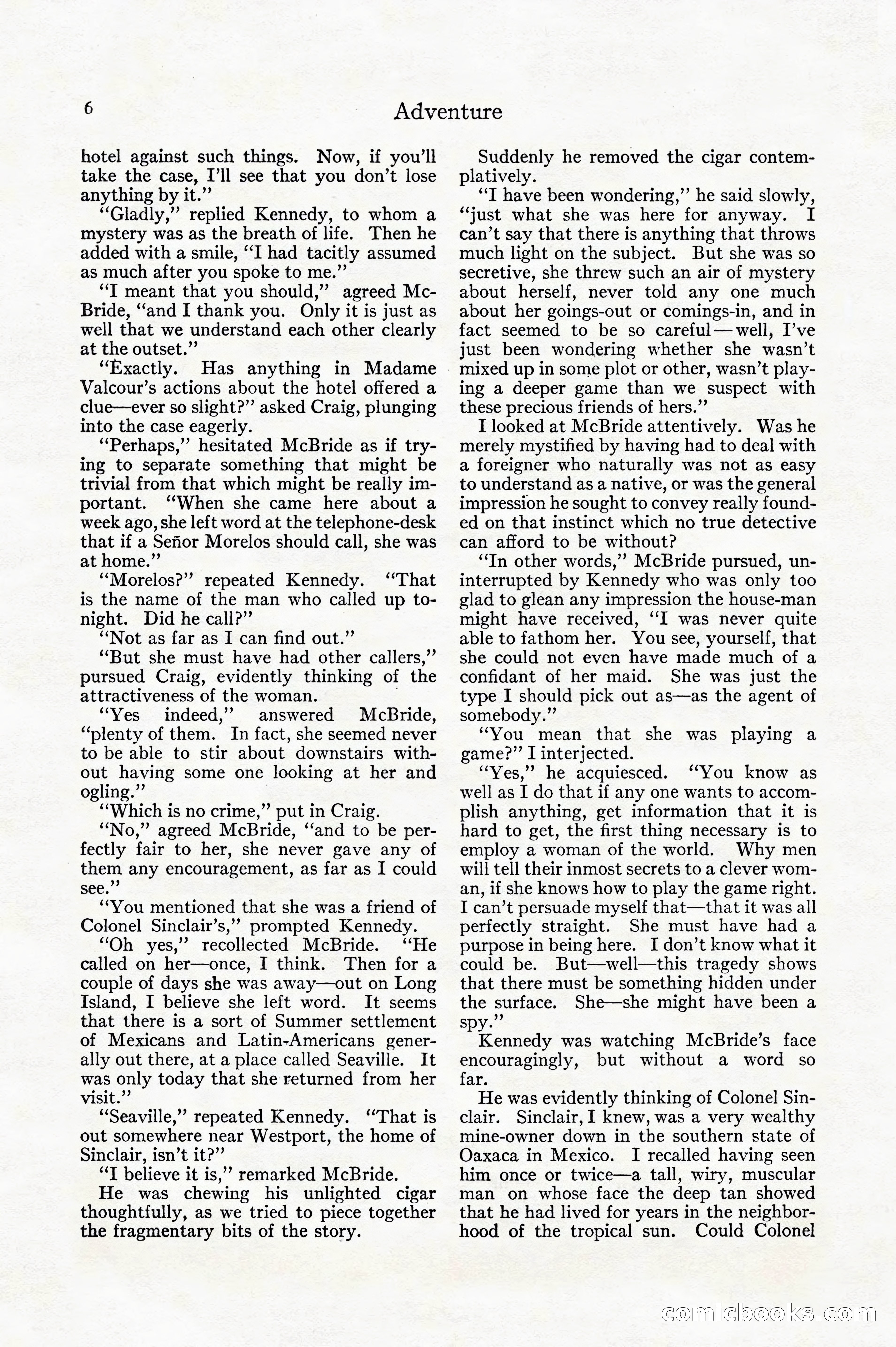 Adventure, December 1914 — page 8 of 228