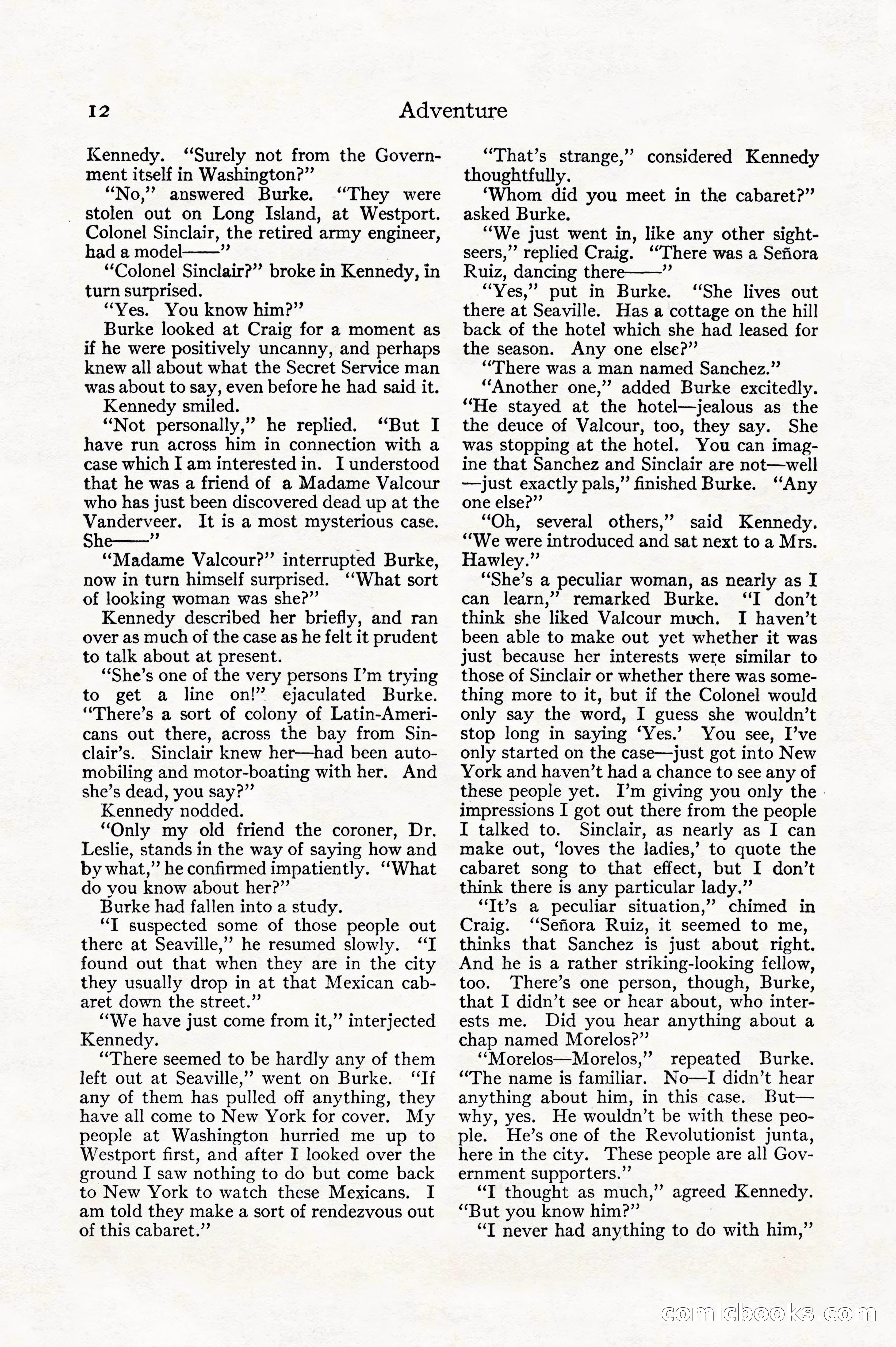 Adventure, December 1914 — page 14 of 228