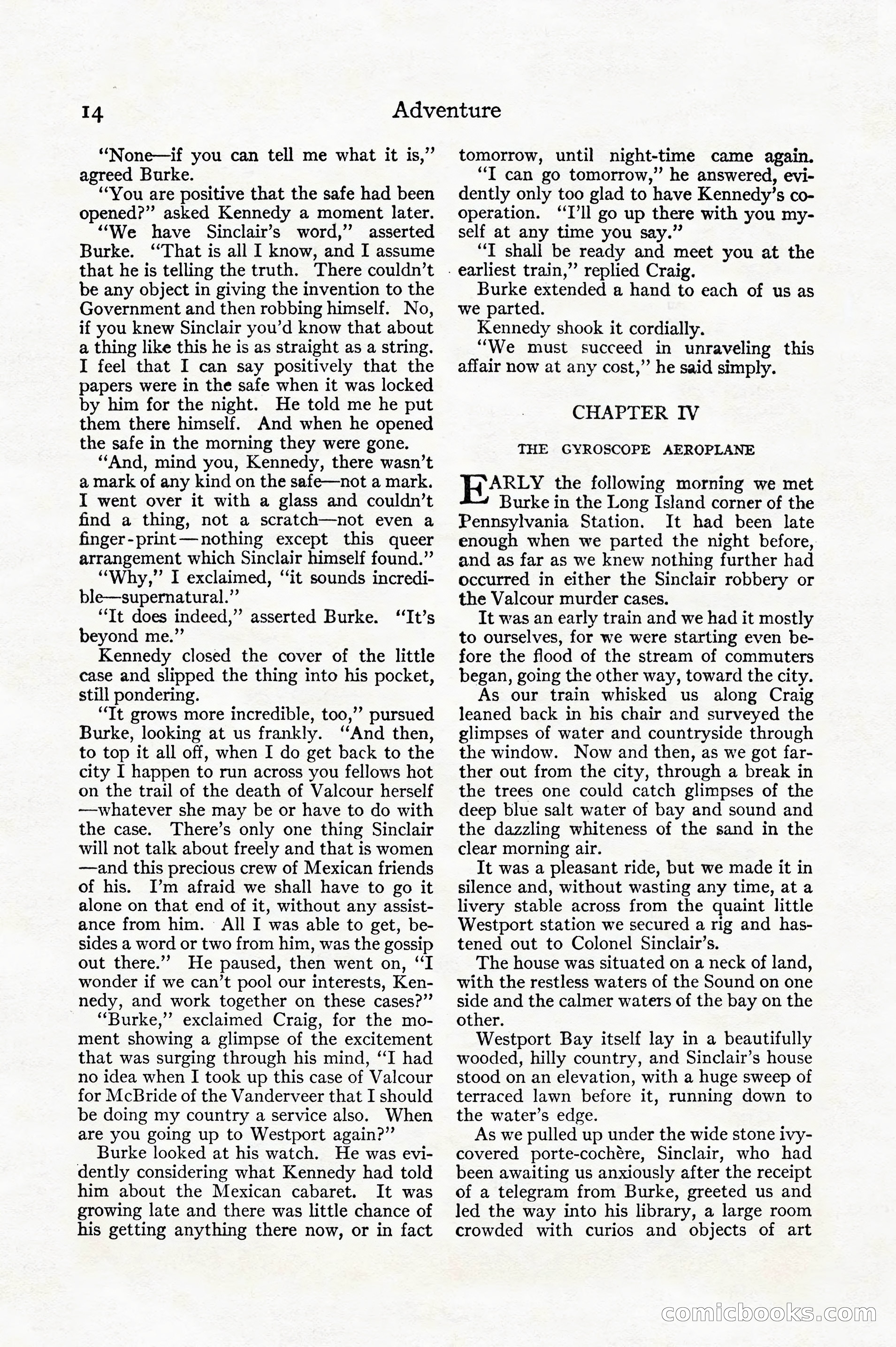 Adventure, December 1914 — page 16 of 228