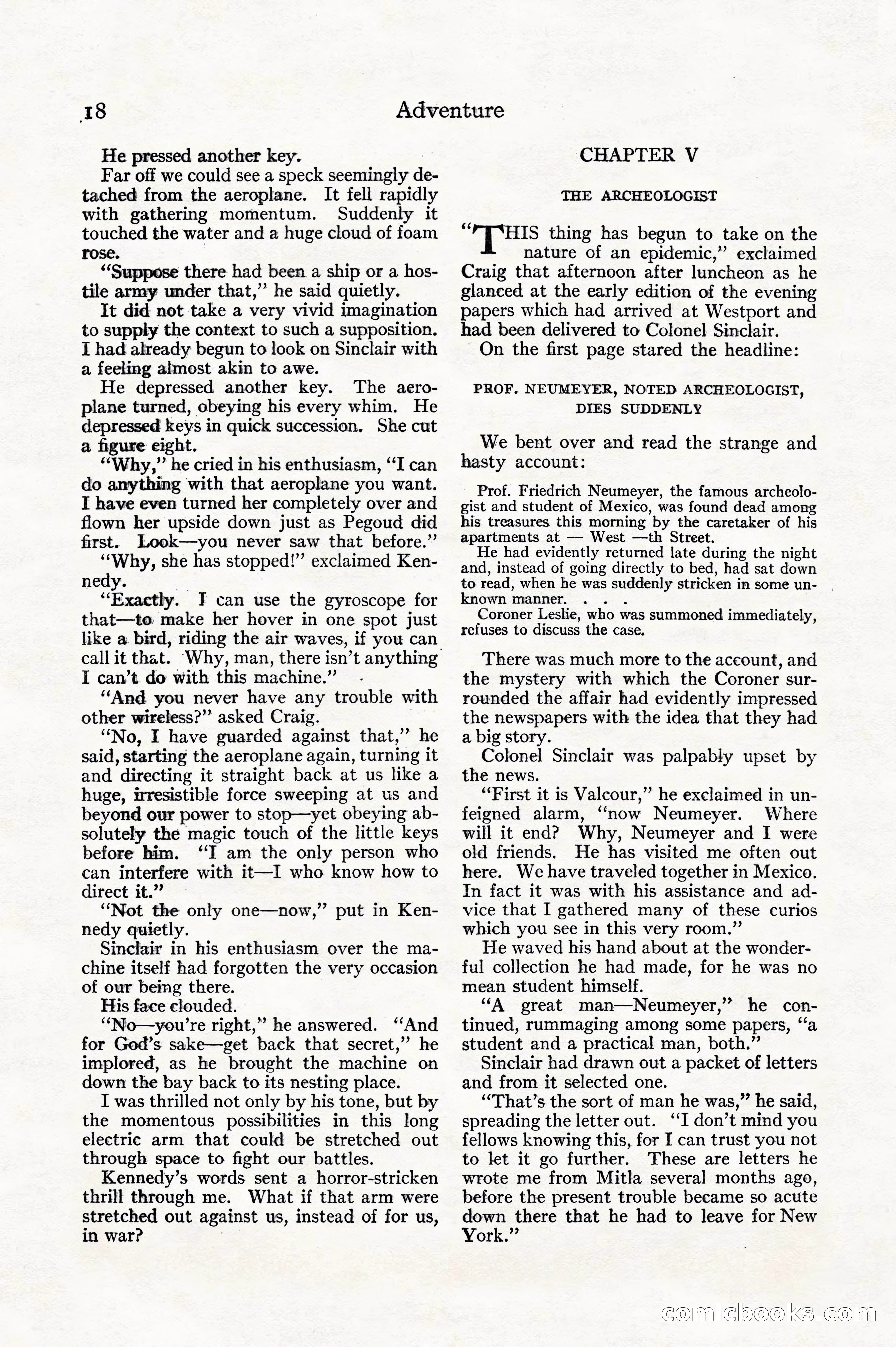Adventure, December 1914 — page 20 of 228