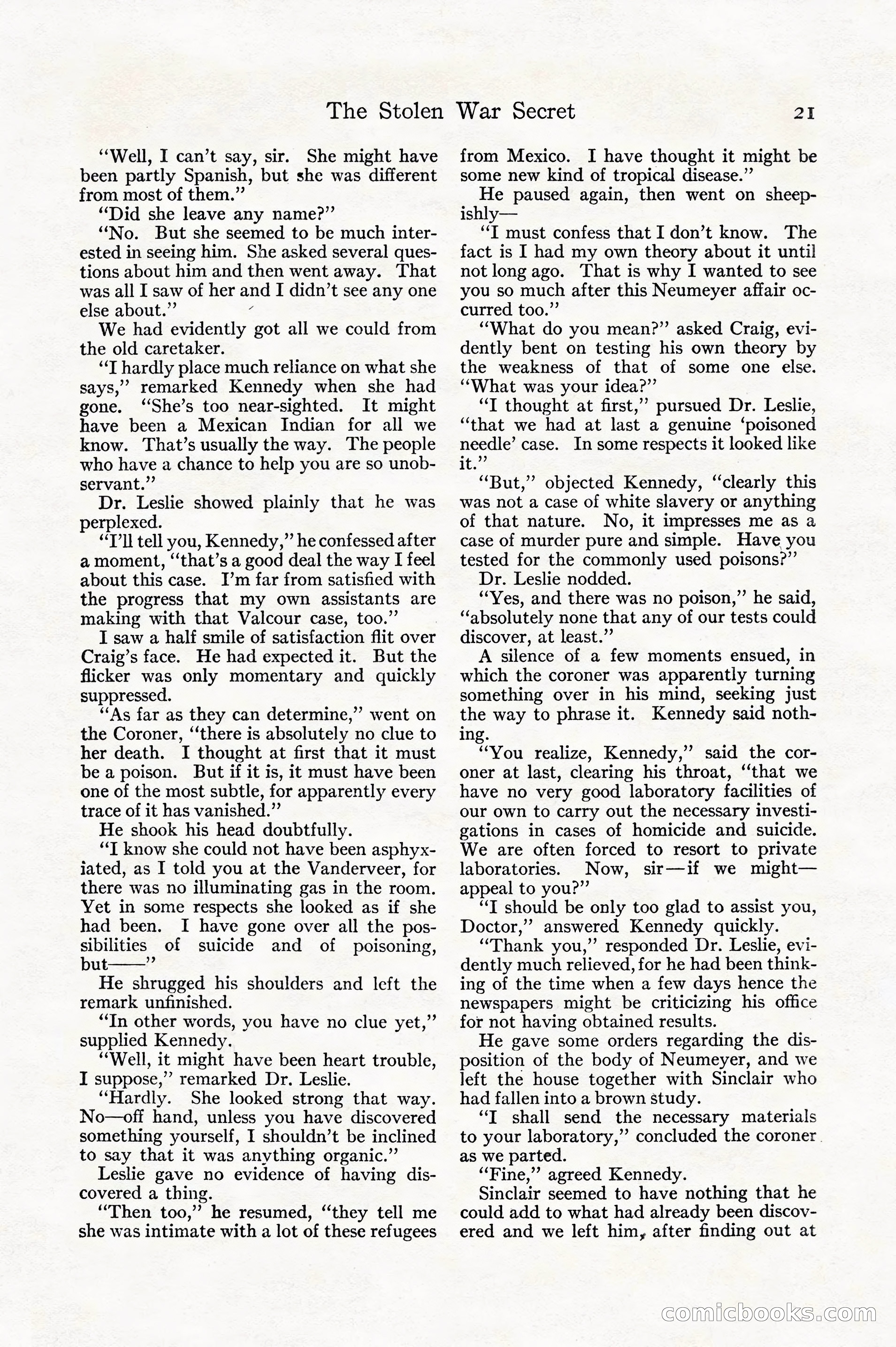 Adventure, December 1914 — page 23 of 228