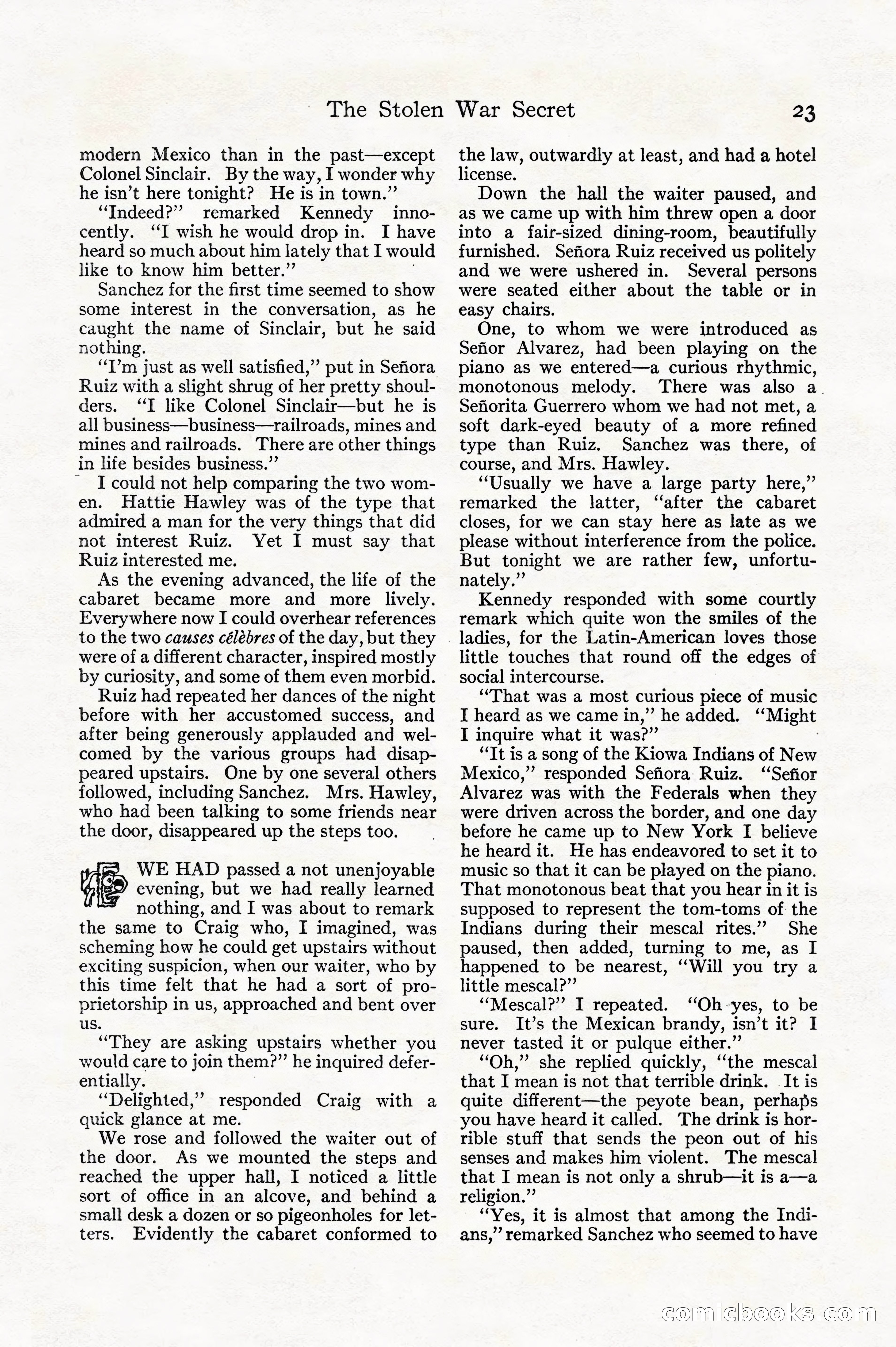 Adventure, December 1914 — page 25 of 228