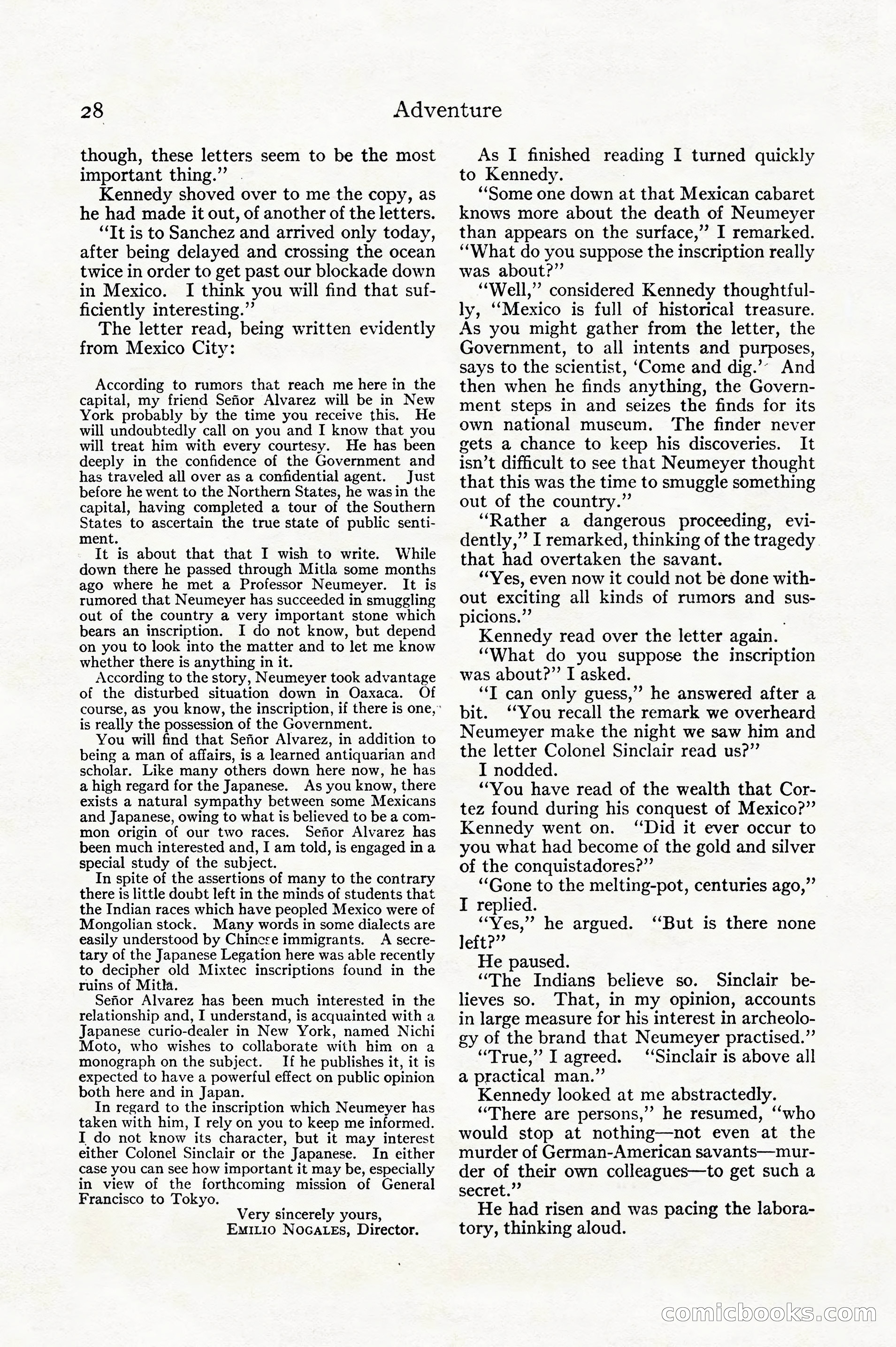Adventure, December 1914 — page 30 of 228