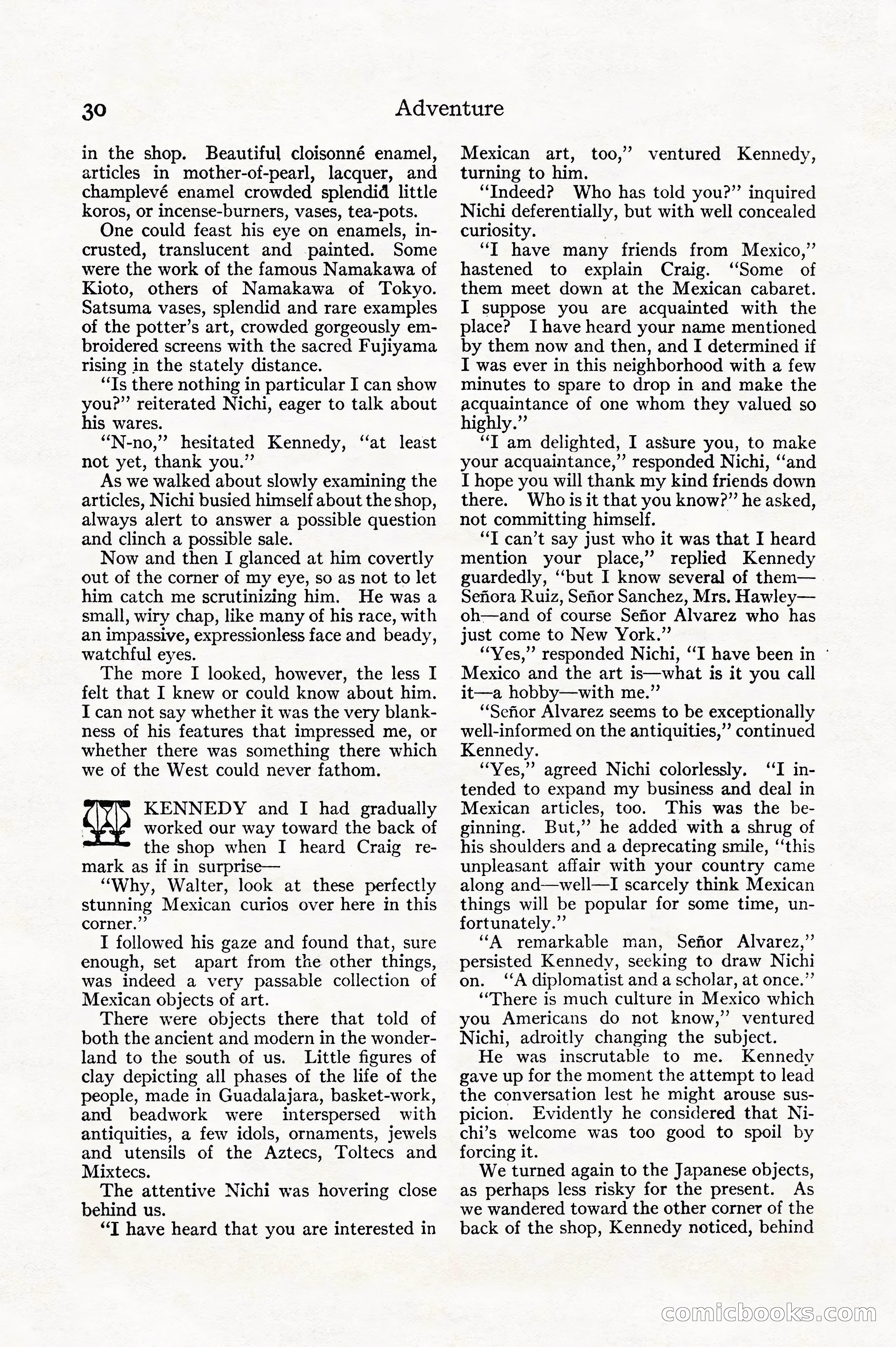Adventure, December 1914 — page 32 of 228