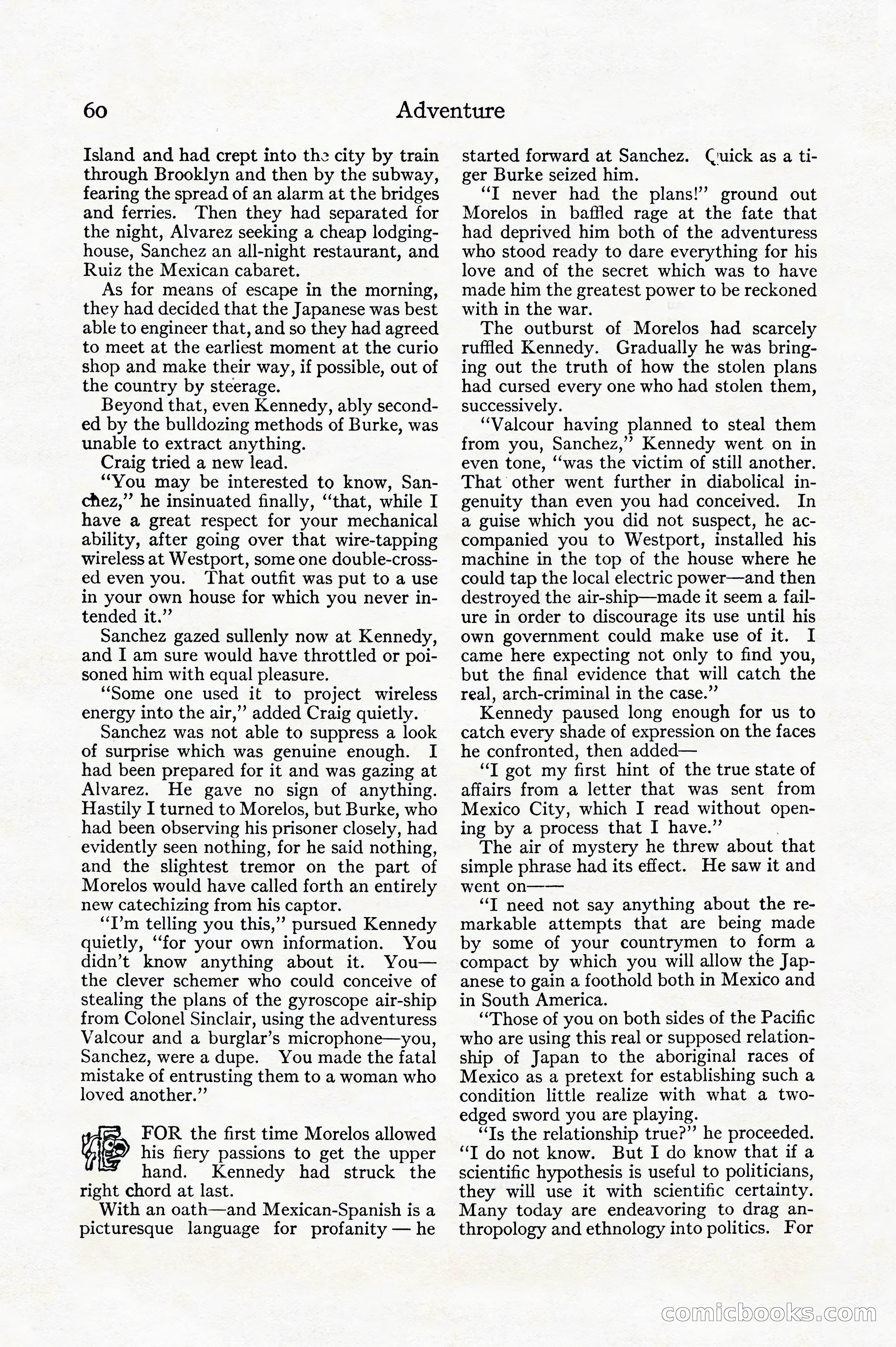 Adventure, December 1914 — page 62 of 228