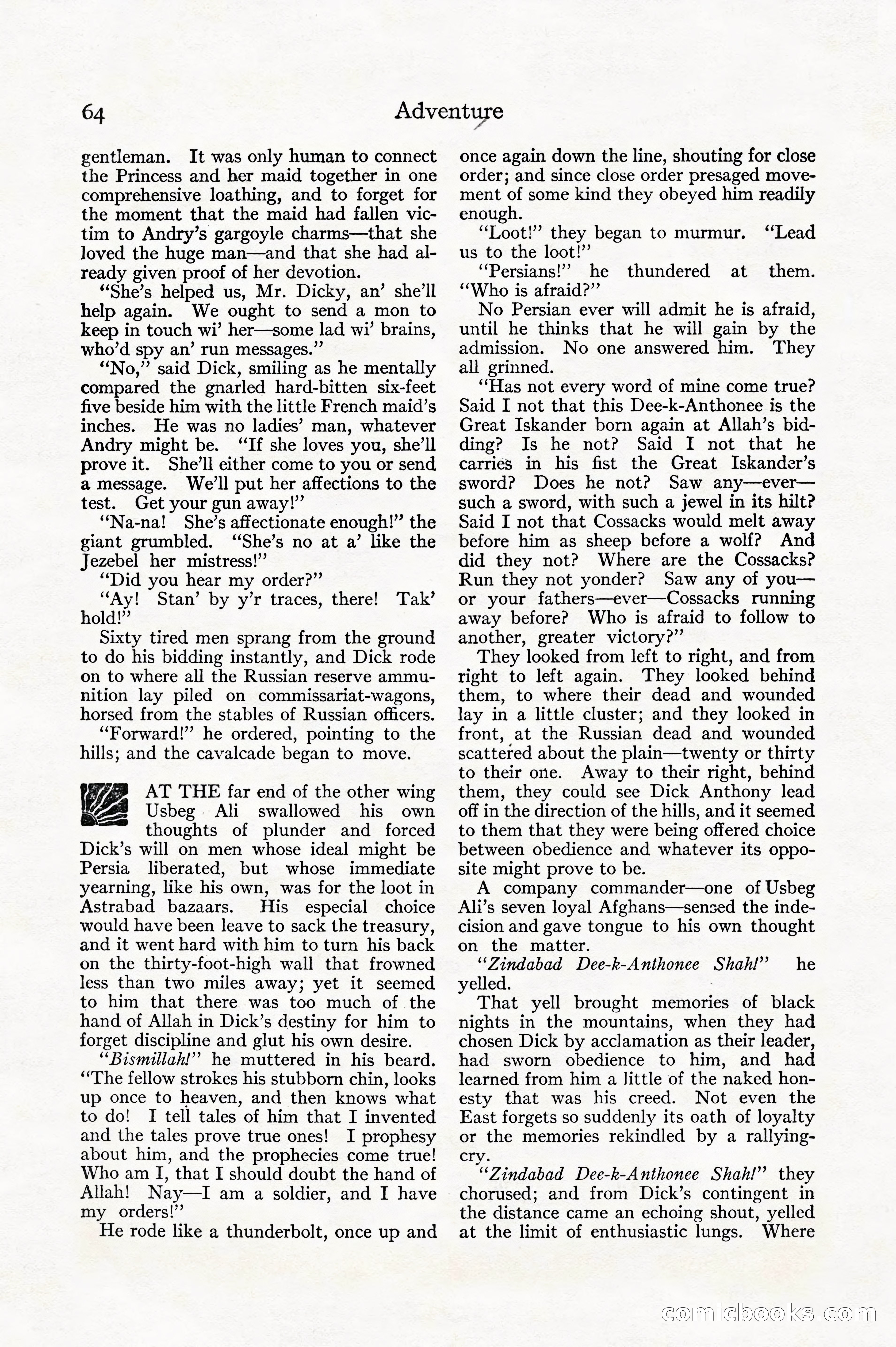 Adventure, December 1914 — page 66 of 228