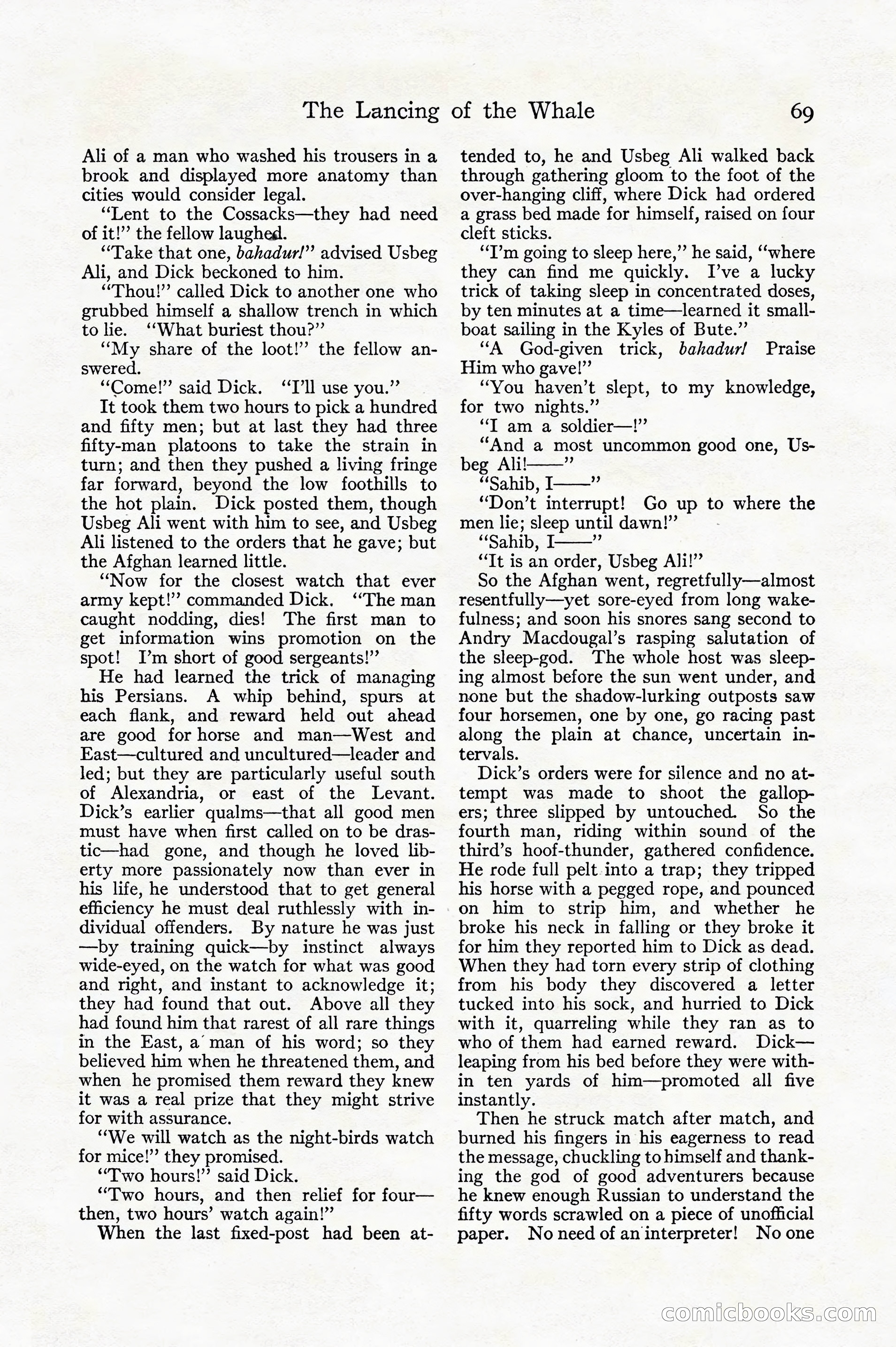 Adventure, December 1914 — page 71 of 228