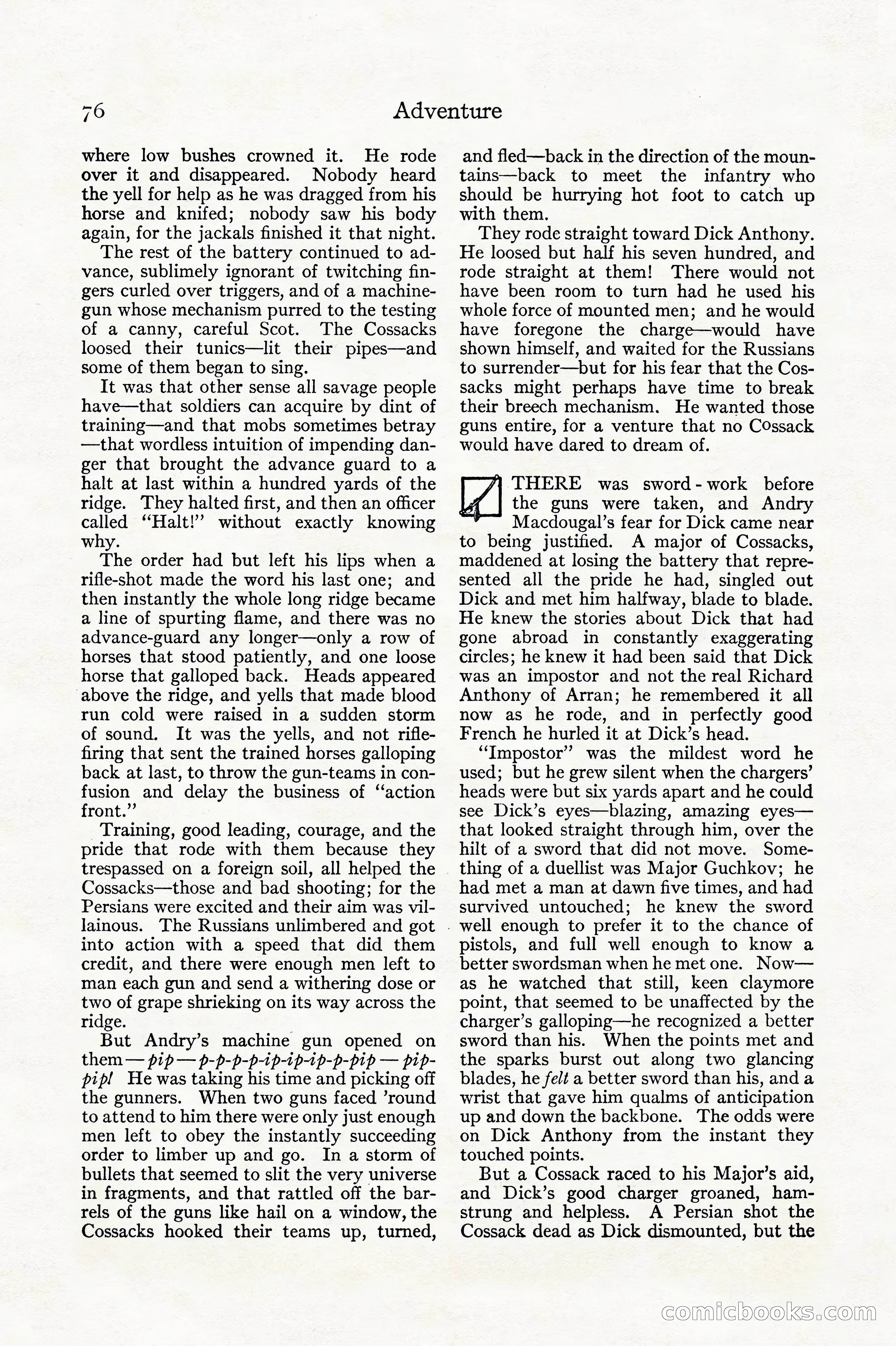 Adventure, December 1914 — page 78 of 228