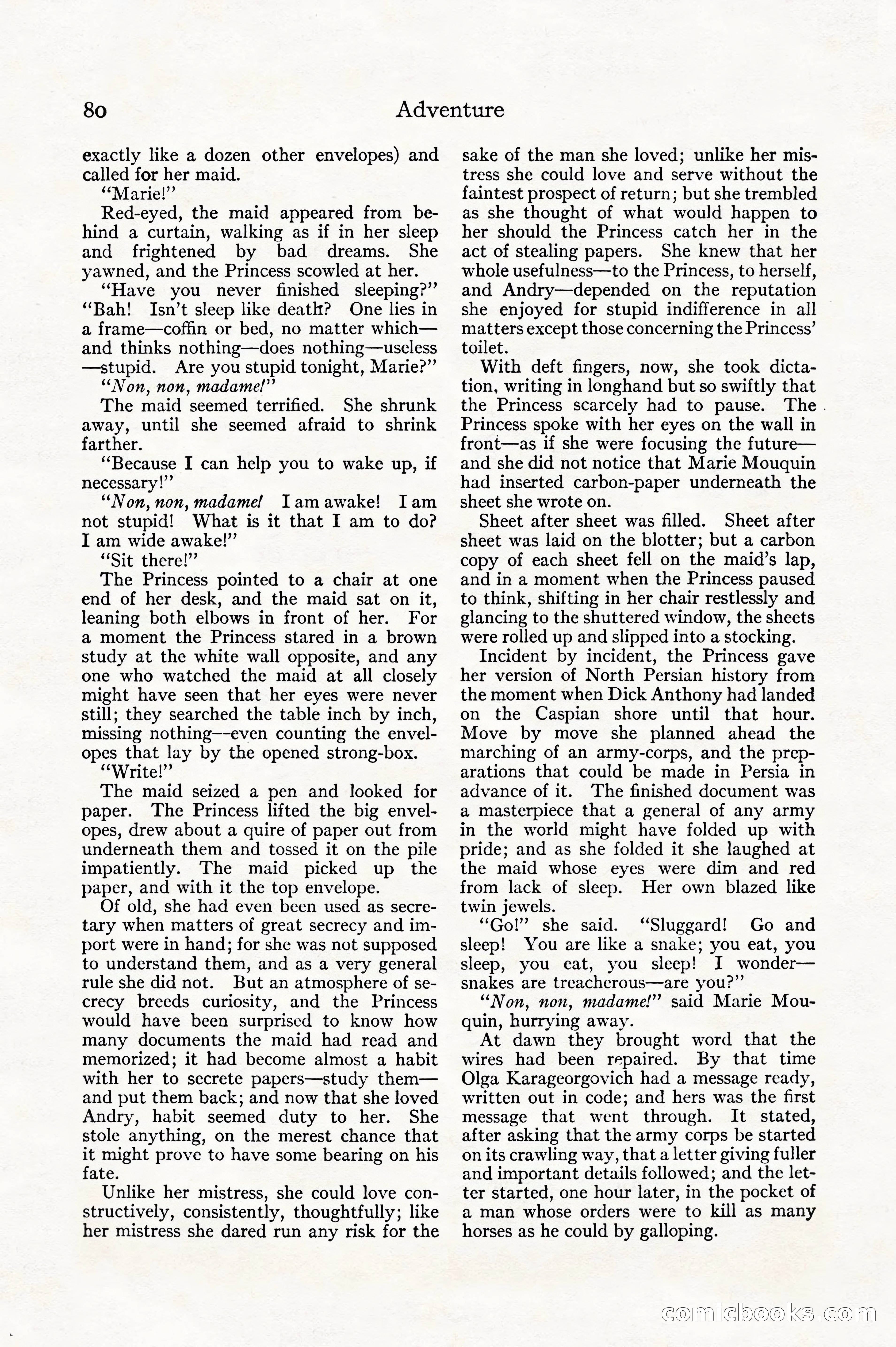 Adventure, December 1914 — page 82 of 228
