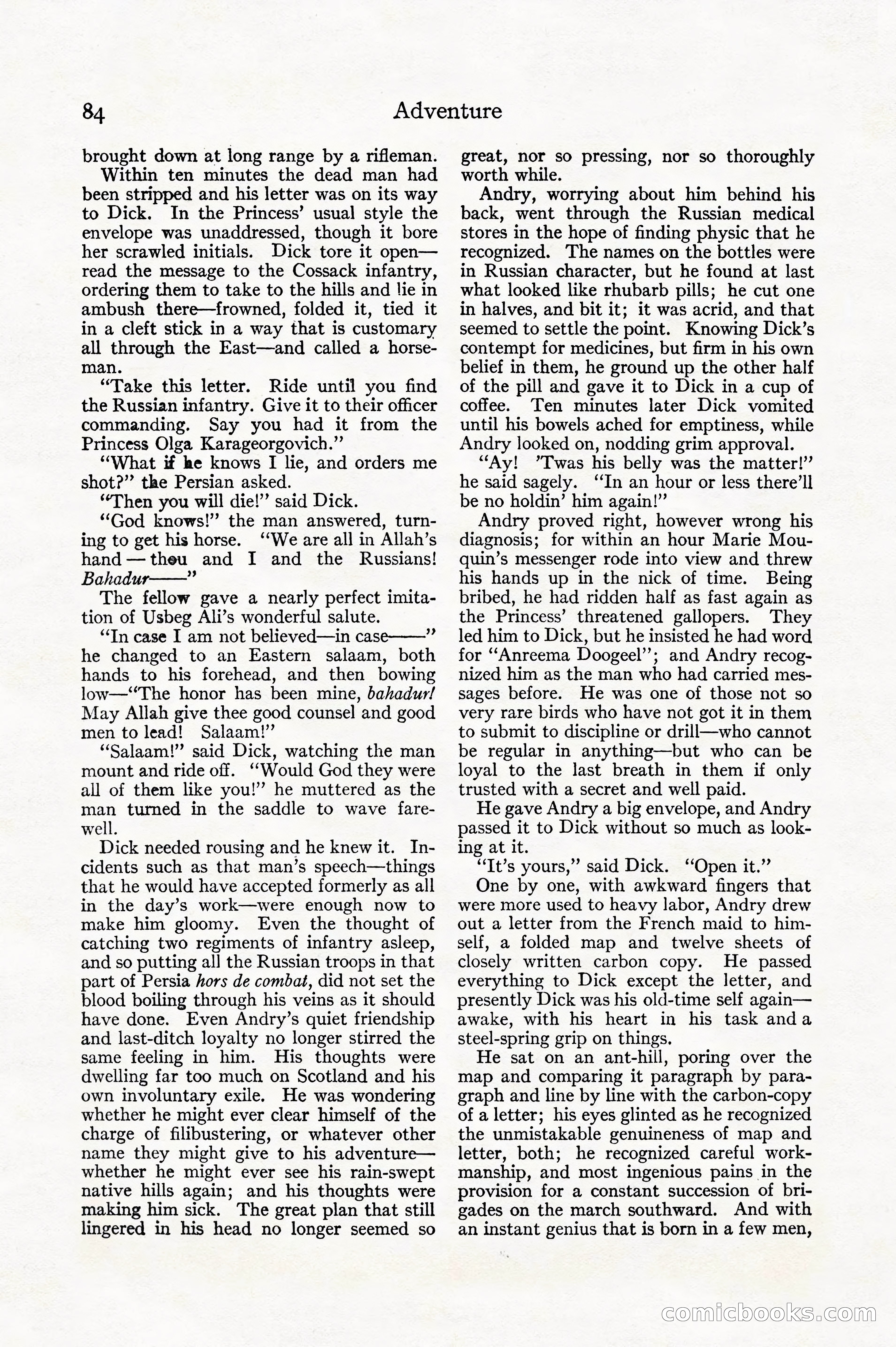 Adventure, December 1914 — page 86 of 228