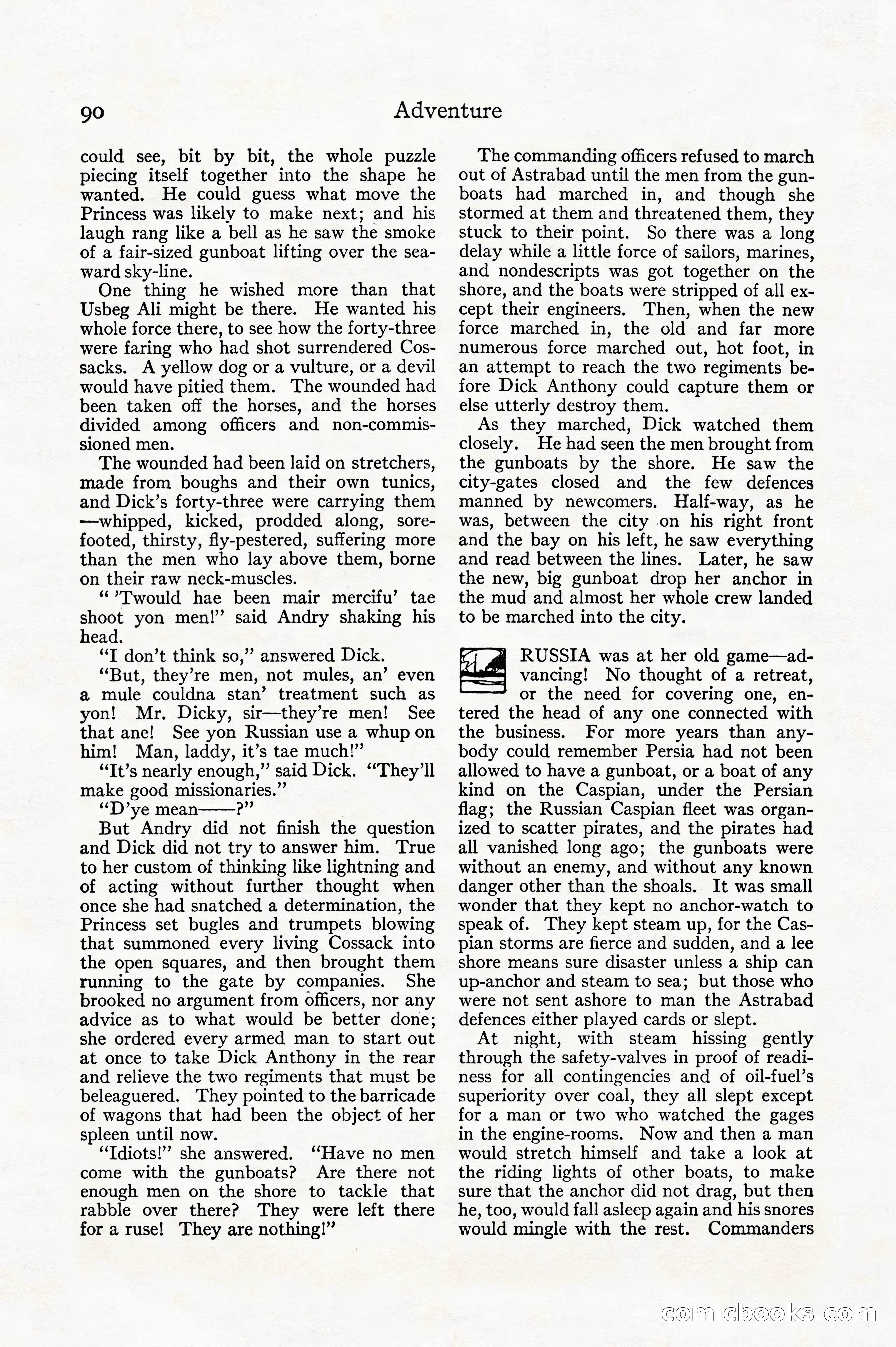 Adventure, December 1914 — page 92 of 228
