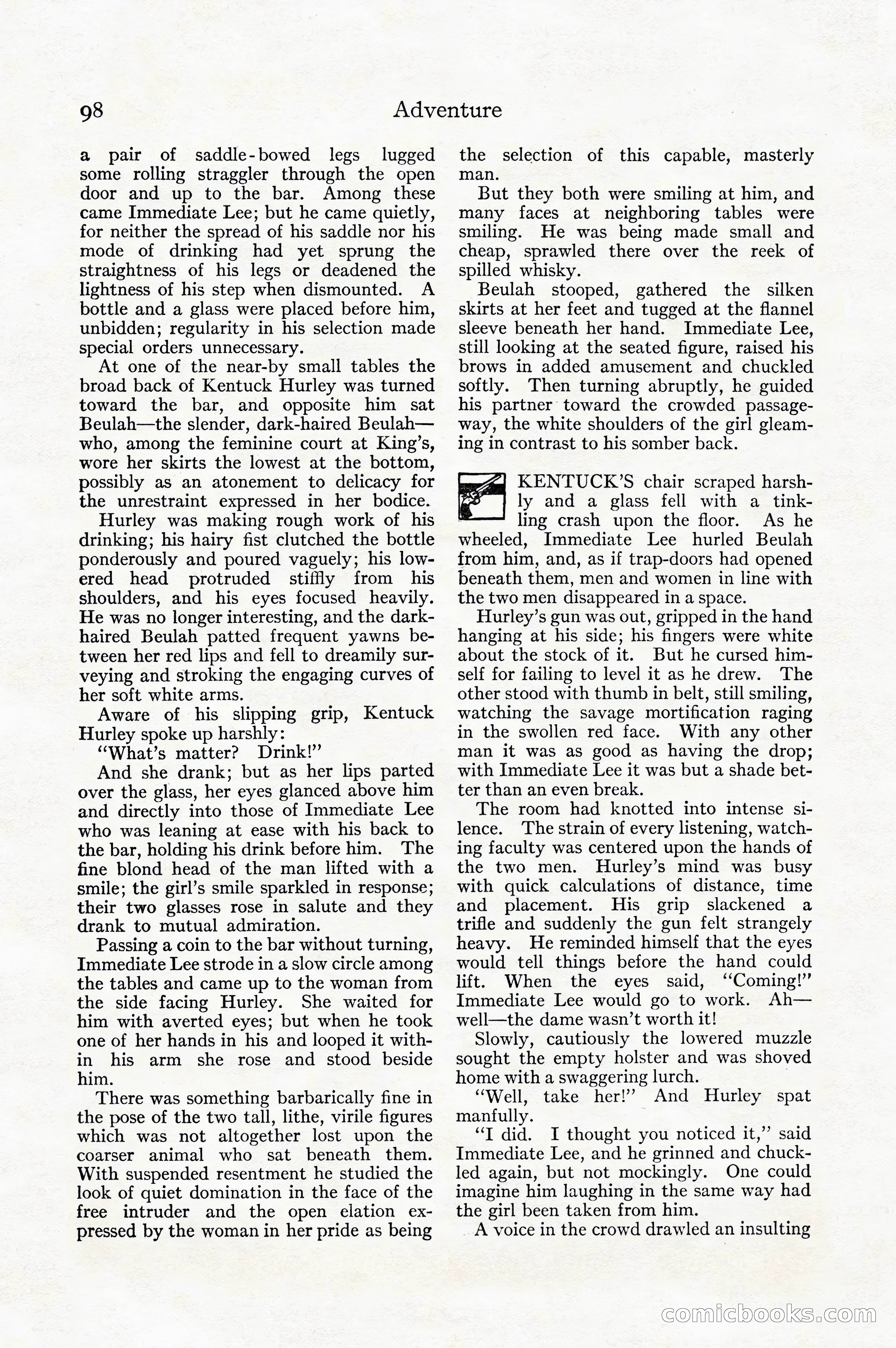 Adventure, December 1914 — page 100 of 228