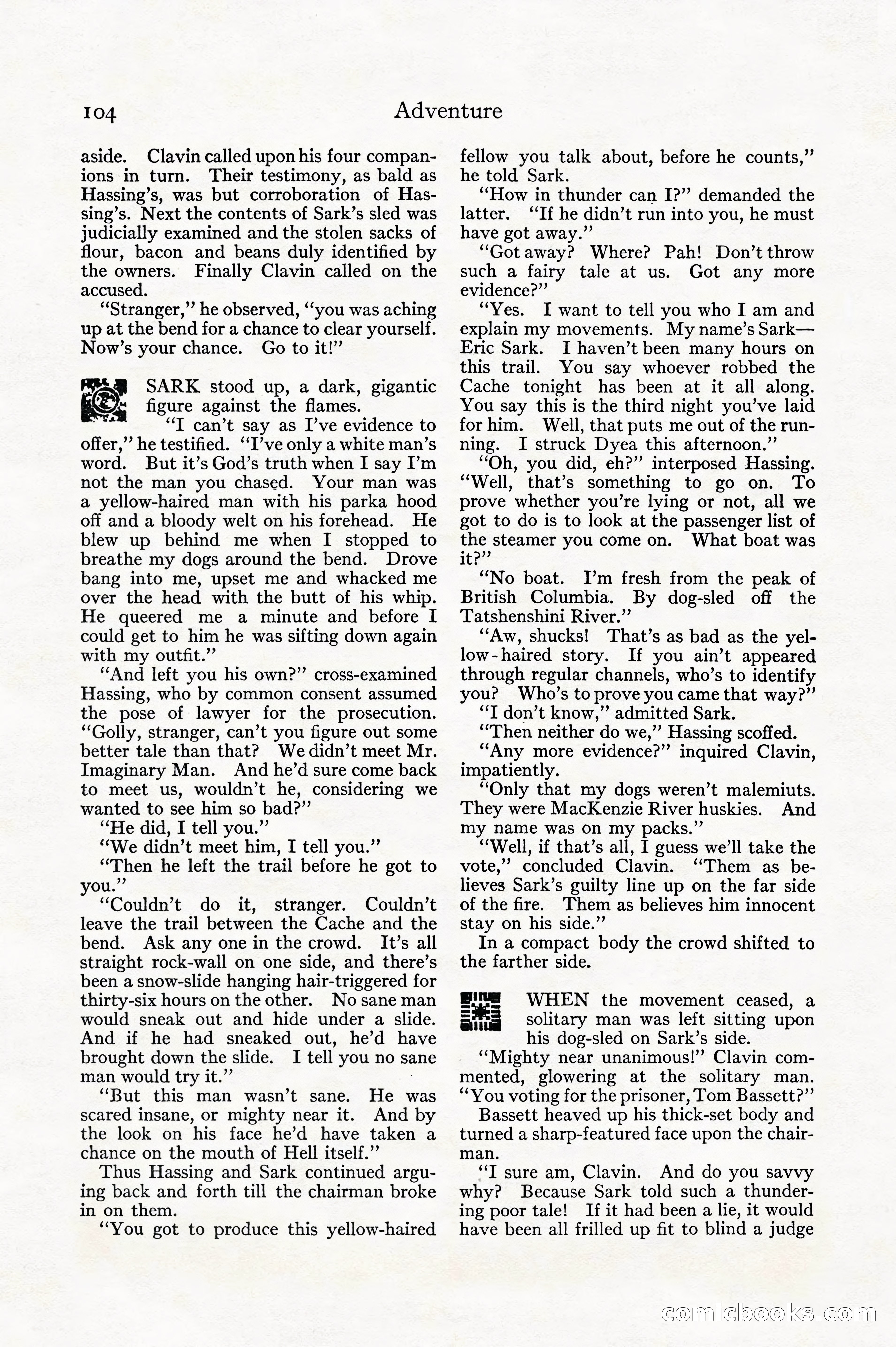 Adventure, December 1914 — page 106 of 228
