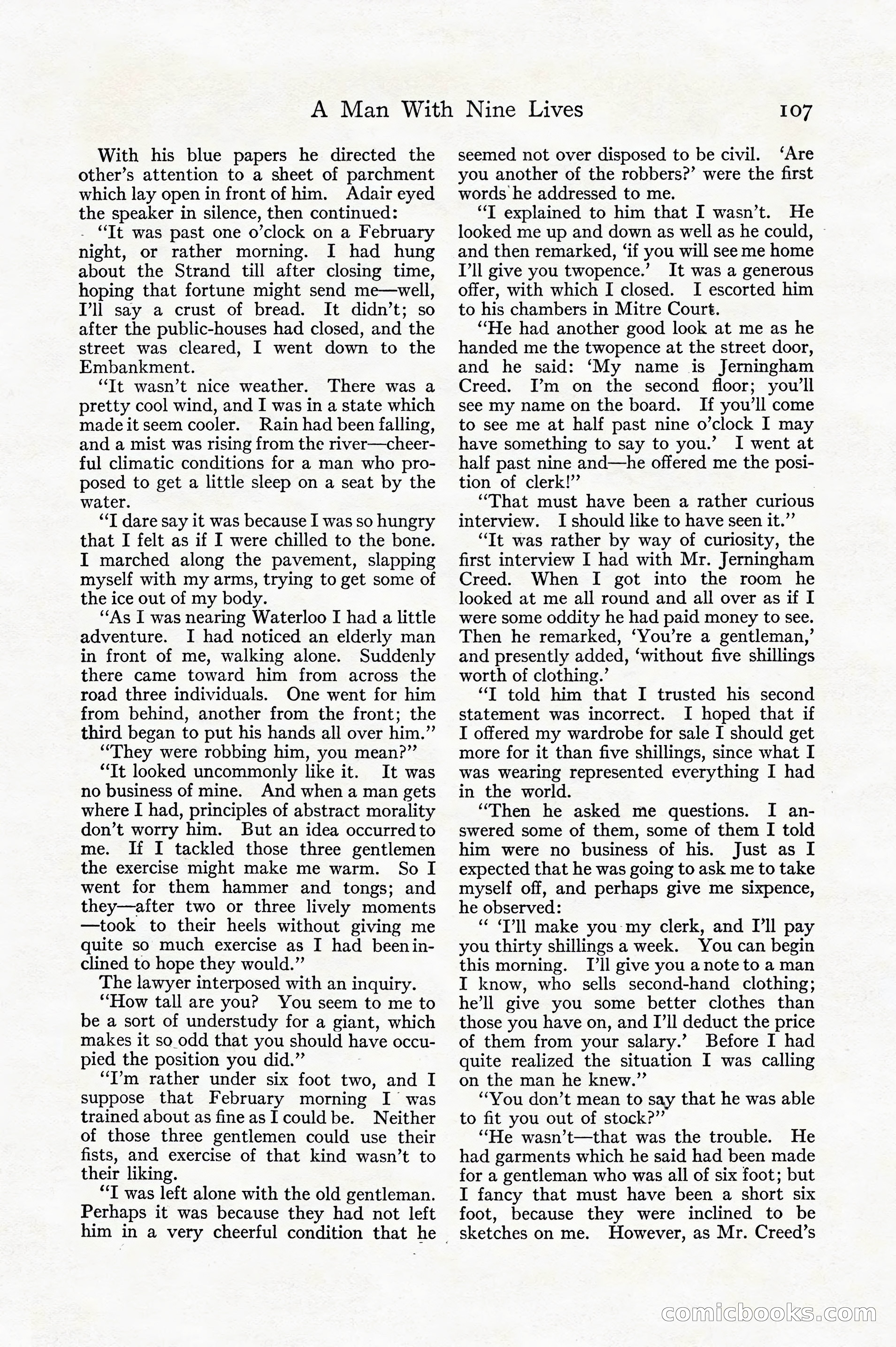 Adventure, December 1914 — page 109 of 228