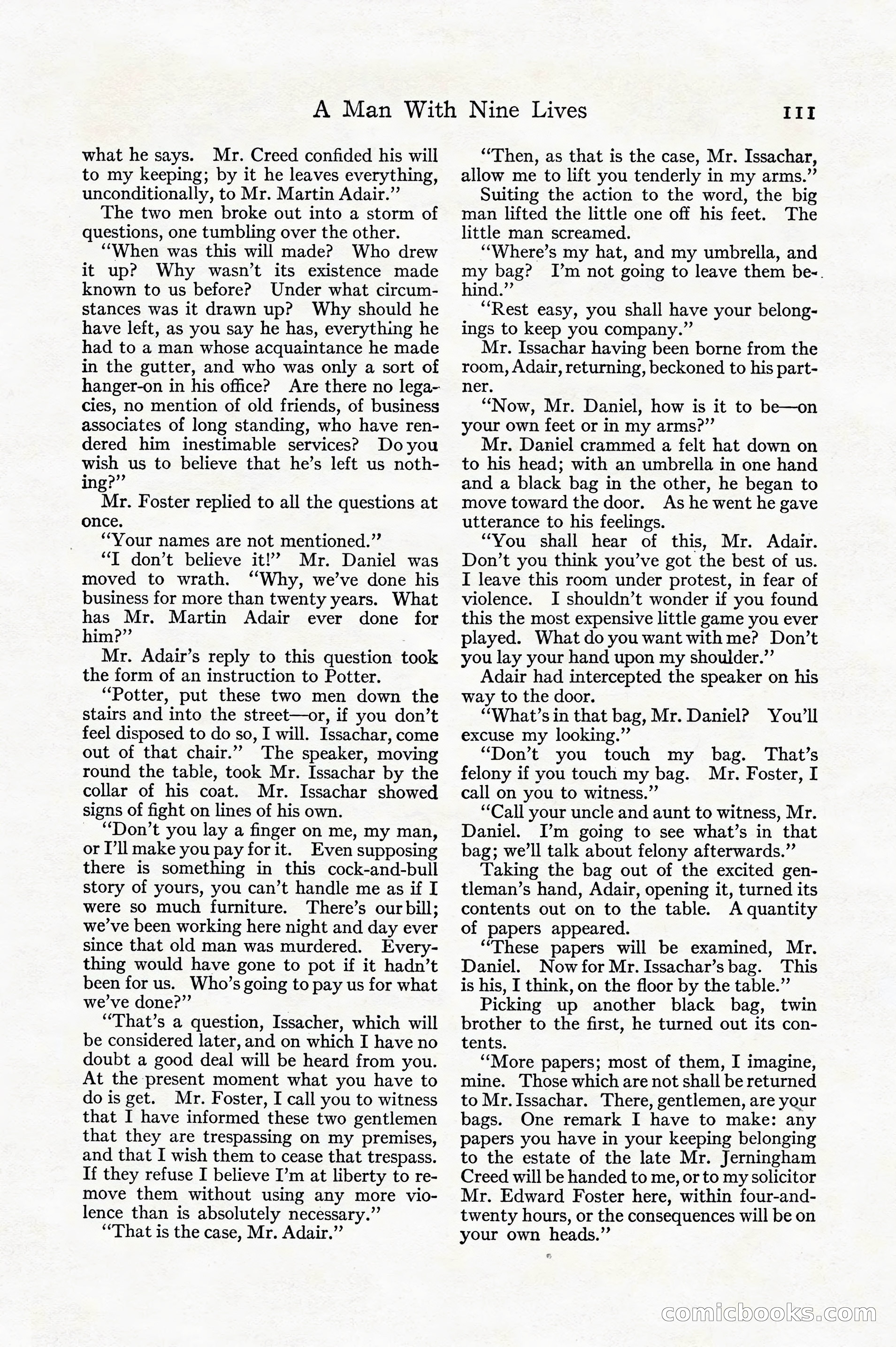 Adventure, December 1914 — page 113 of 228