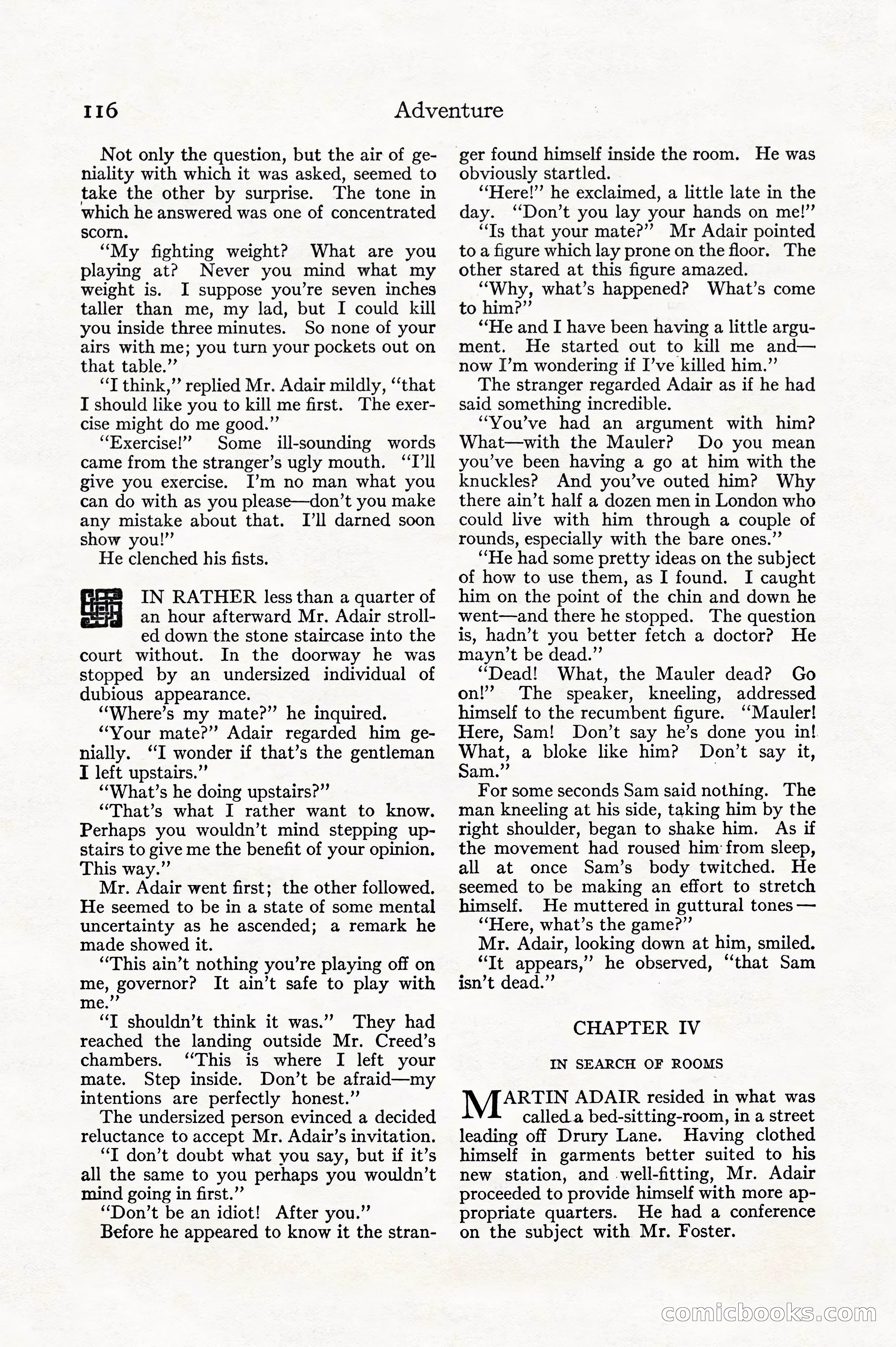 Adventure, December 1914 — page 118 of 228