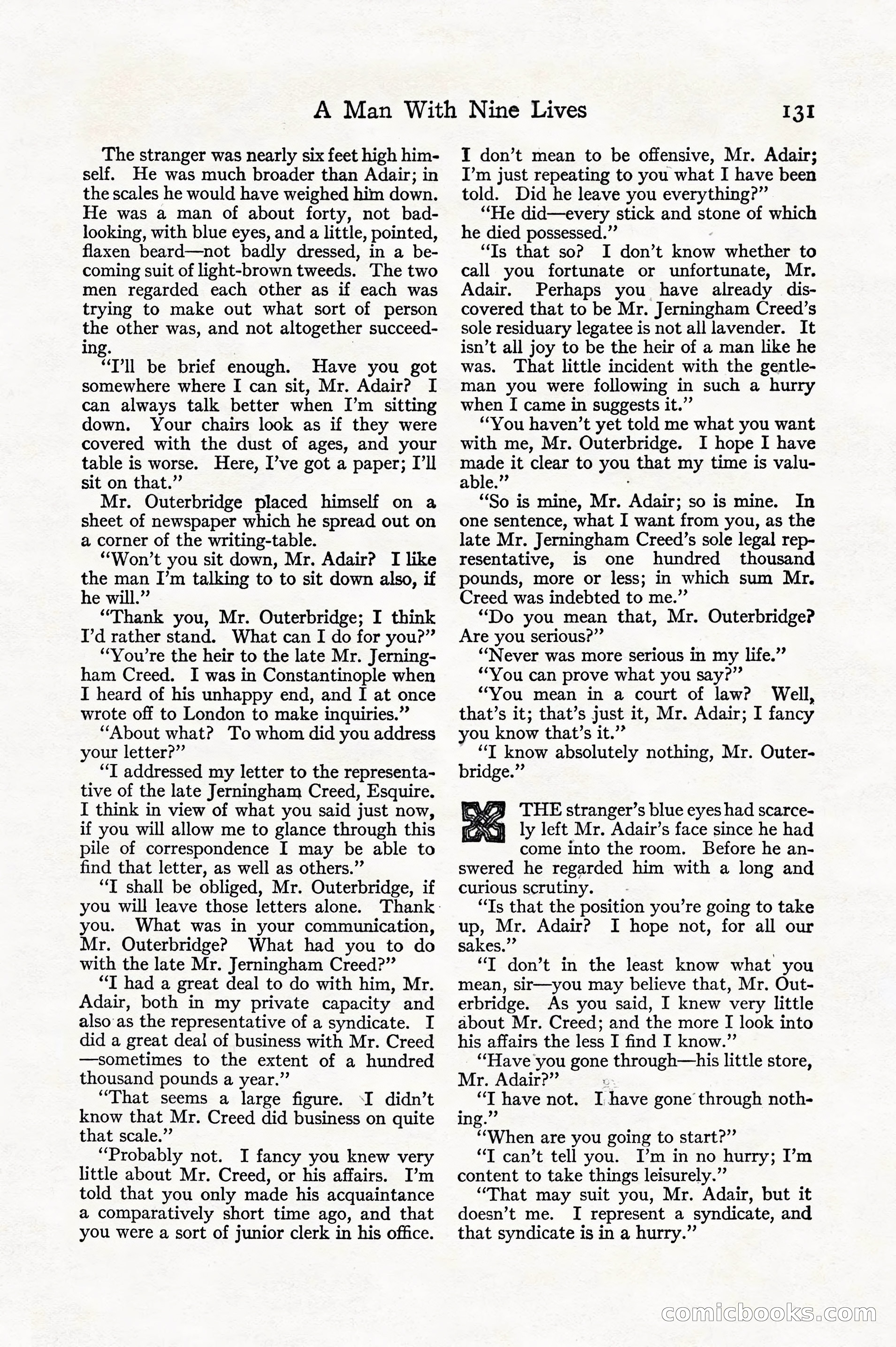 Adventure, December 1914 — page 133 of 228