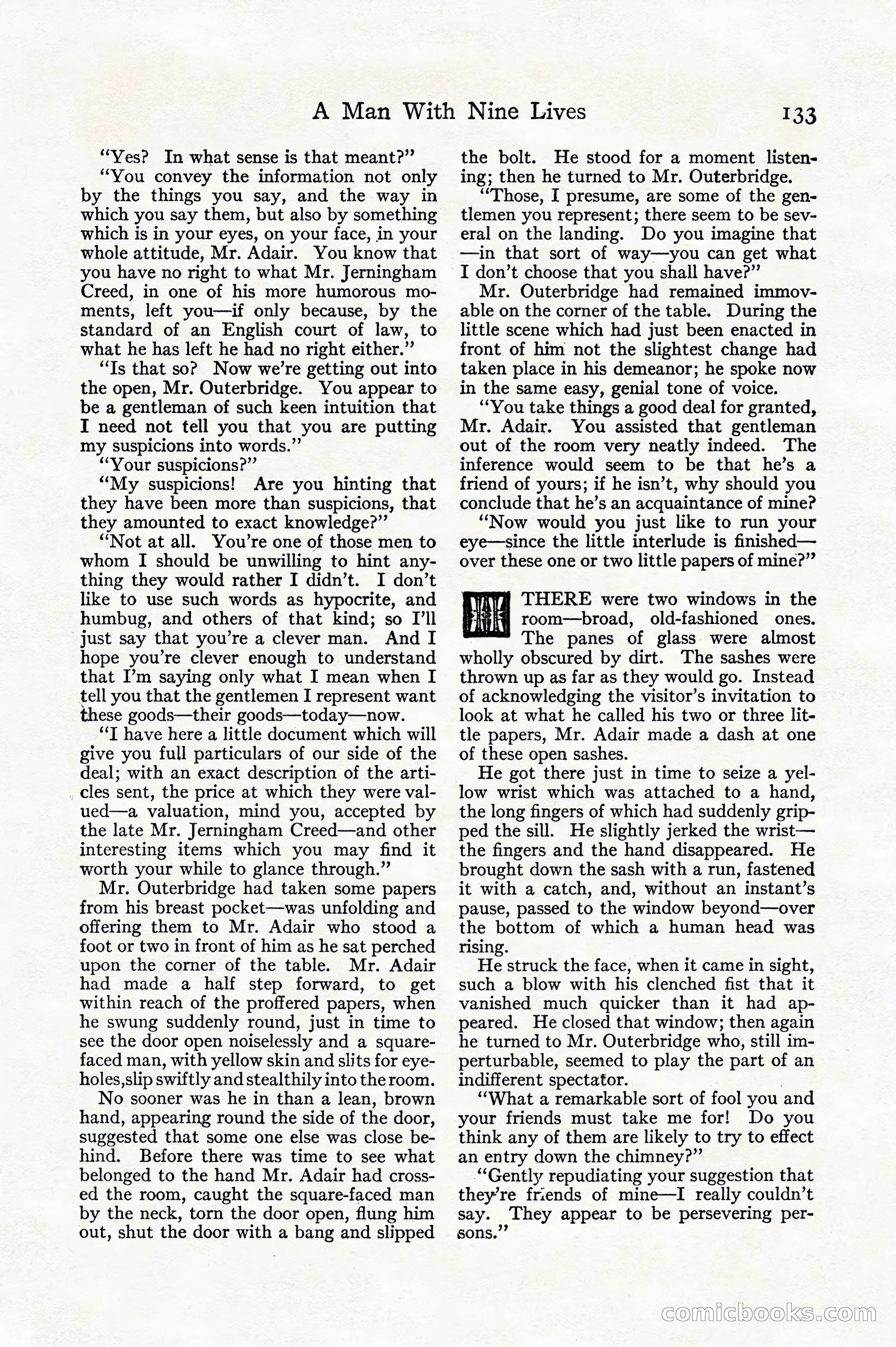 Adventure, December 1914 — page 135 of 228