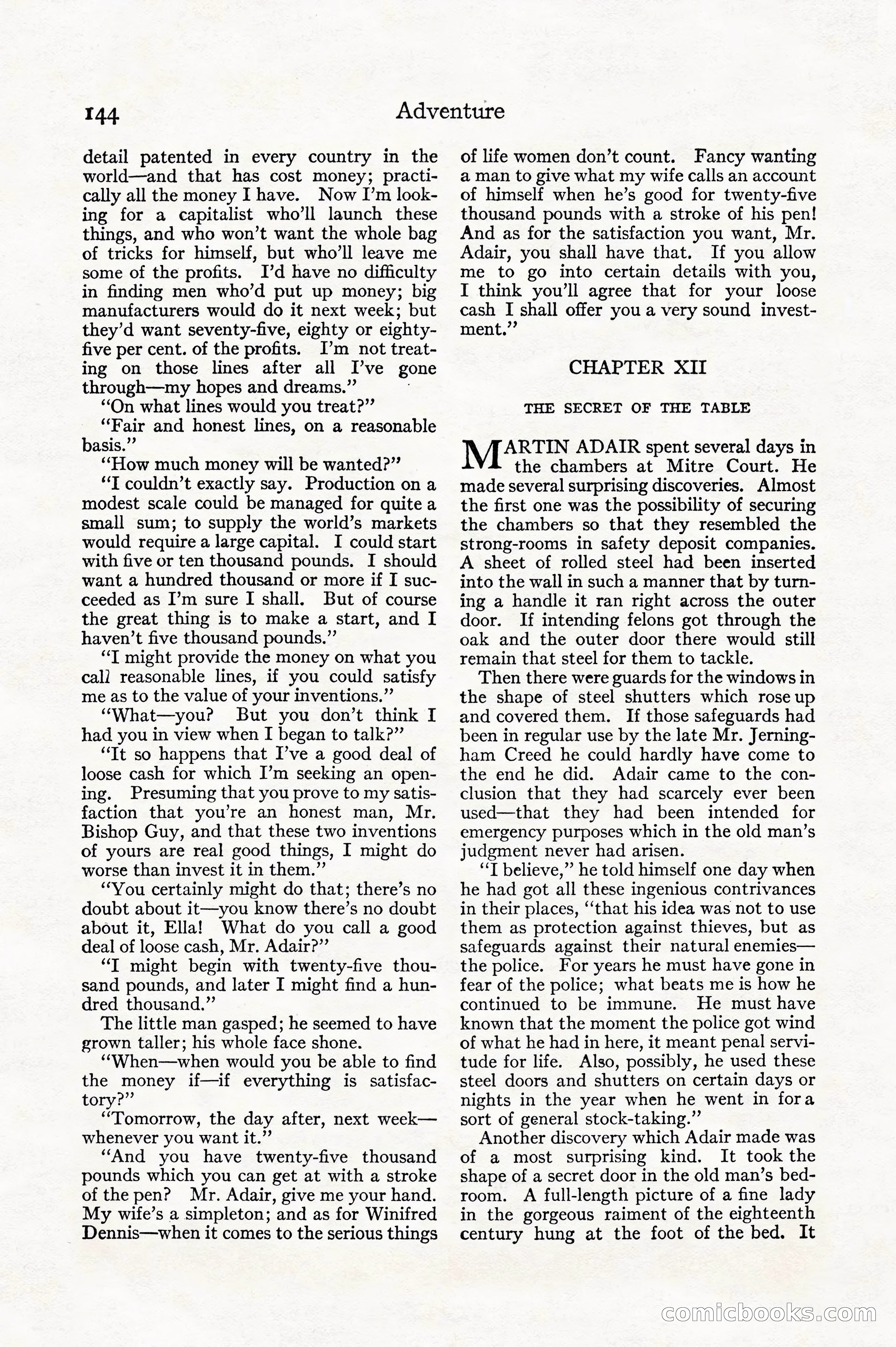 Adventure, December 1914 — page 146 of 228