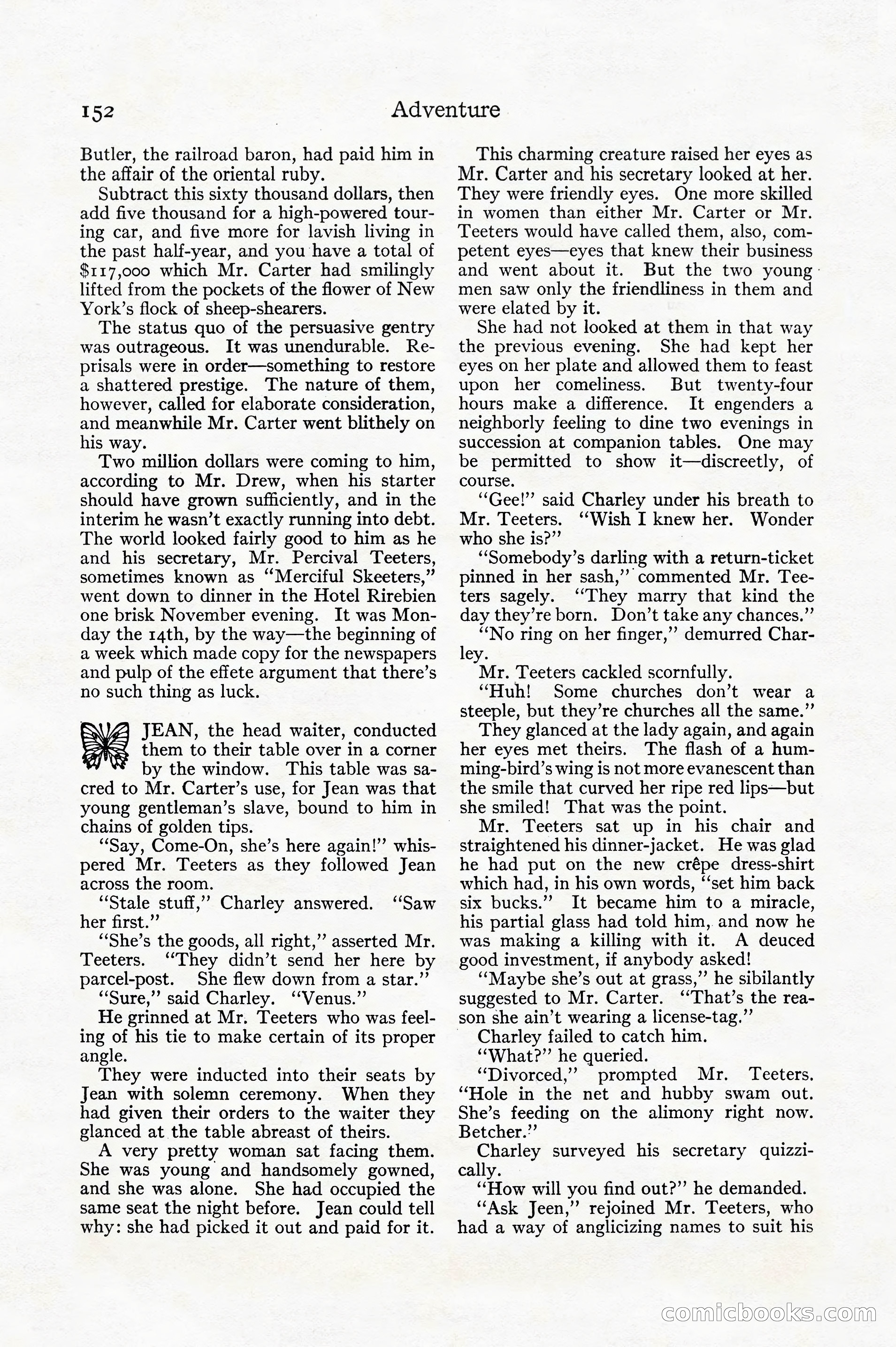 Adventure, December 1914 — page 154 of 228