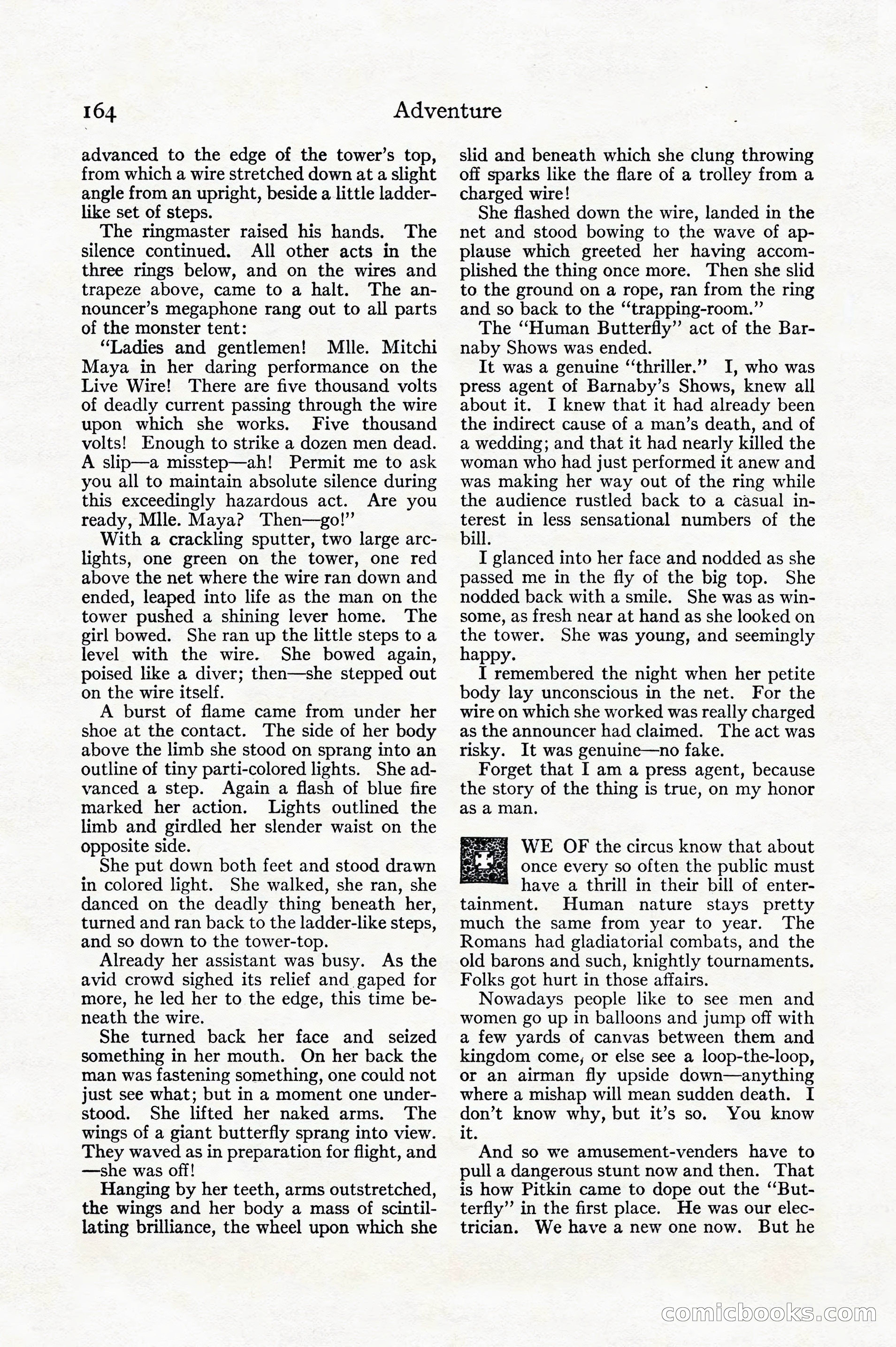 Adventure, December 1914 — page 166 of 228