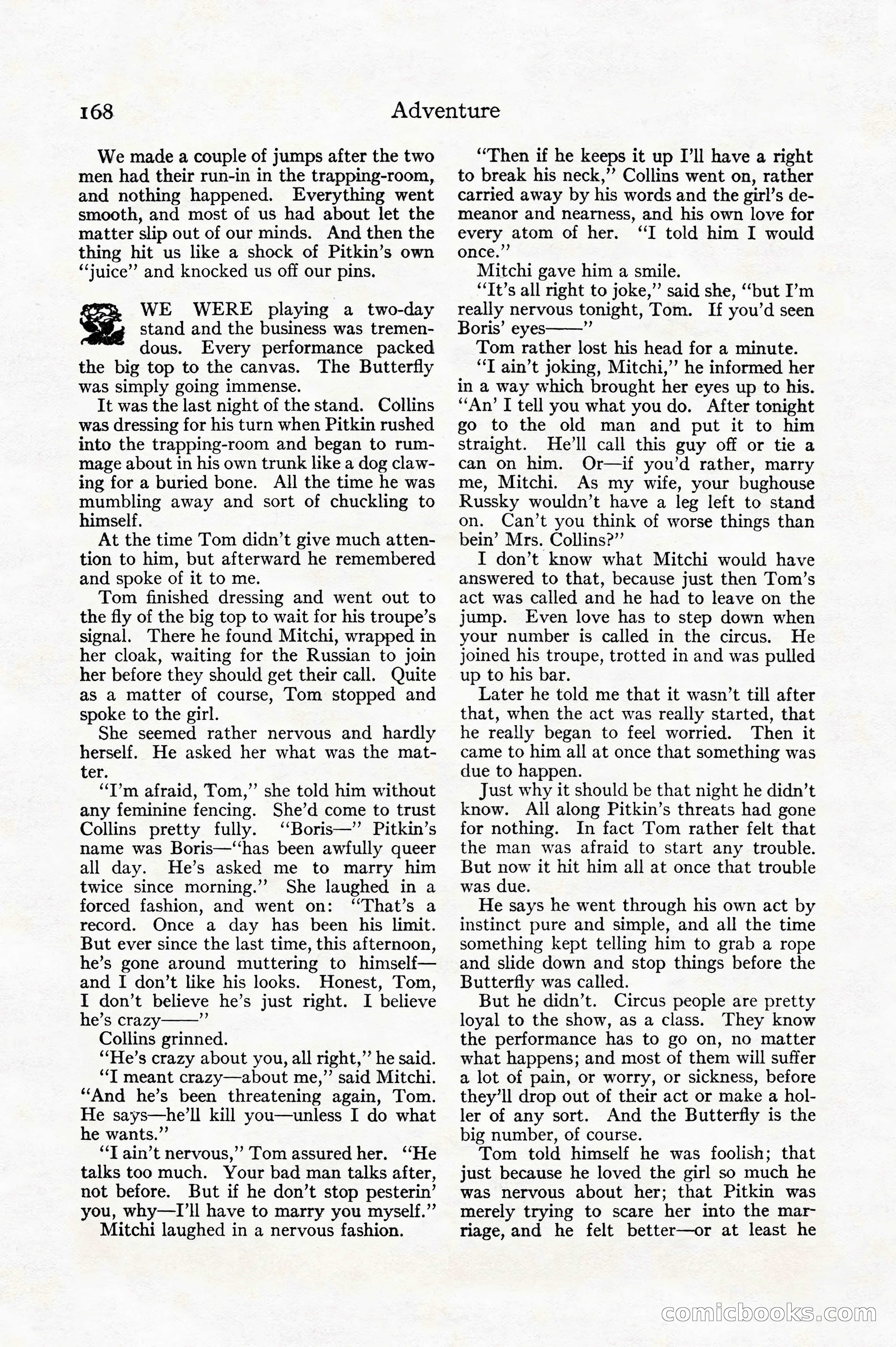 Adventure, December 1914 — page 170 of 228