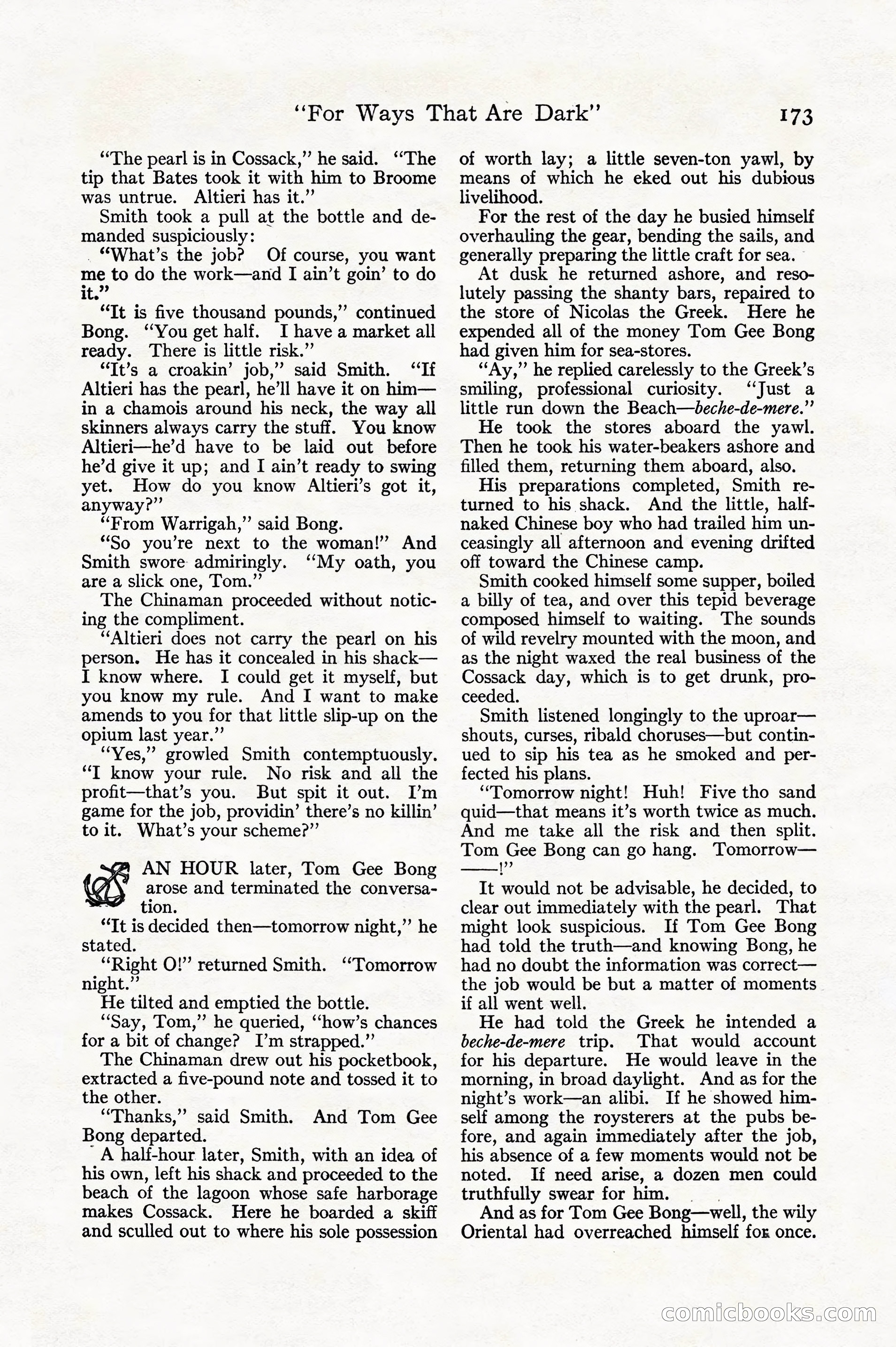 Adventure, December 1914 — page 175 of 228