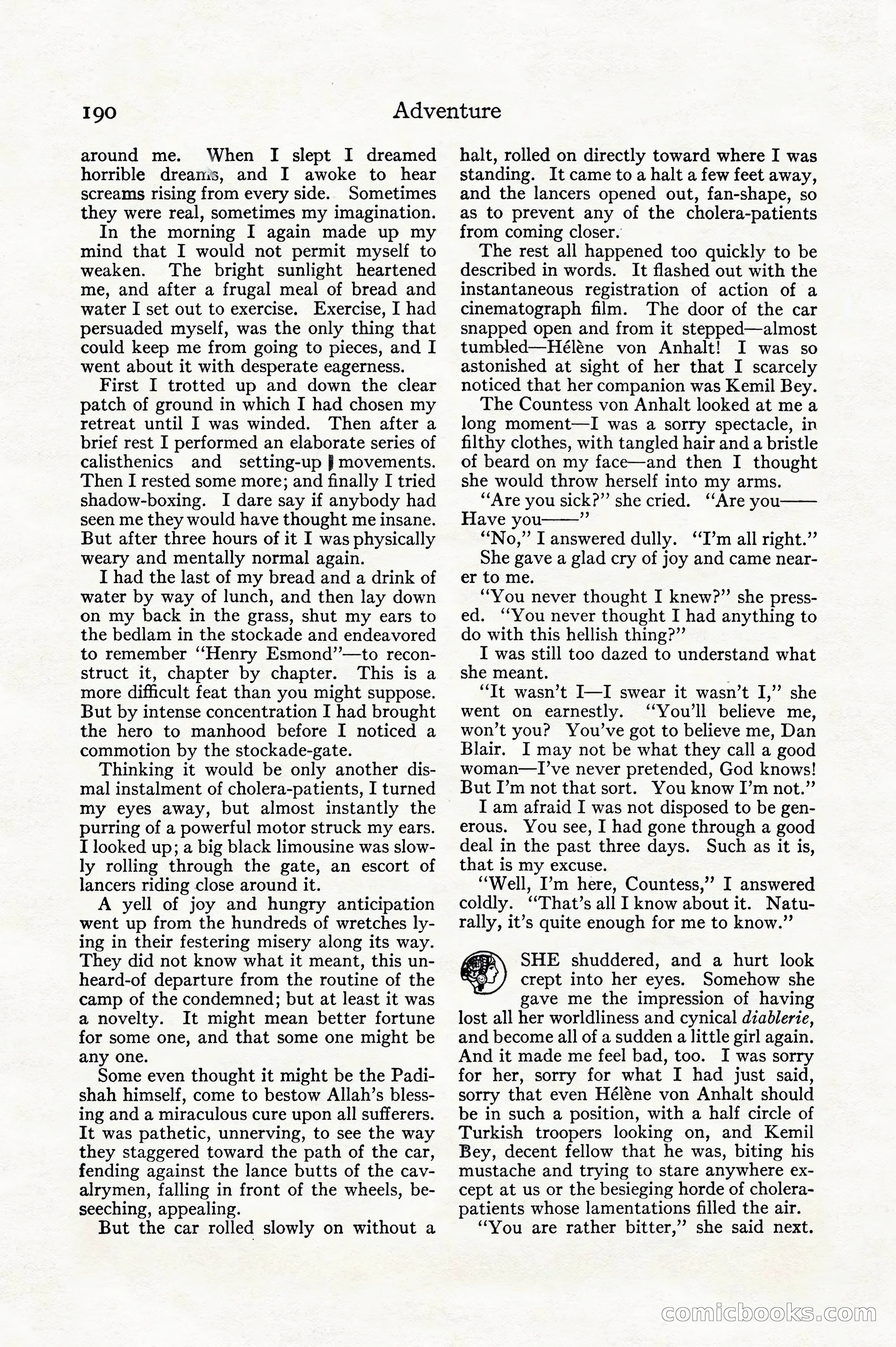 Adventure, December 1914 — page 192 of 228