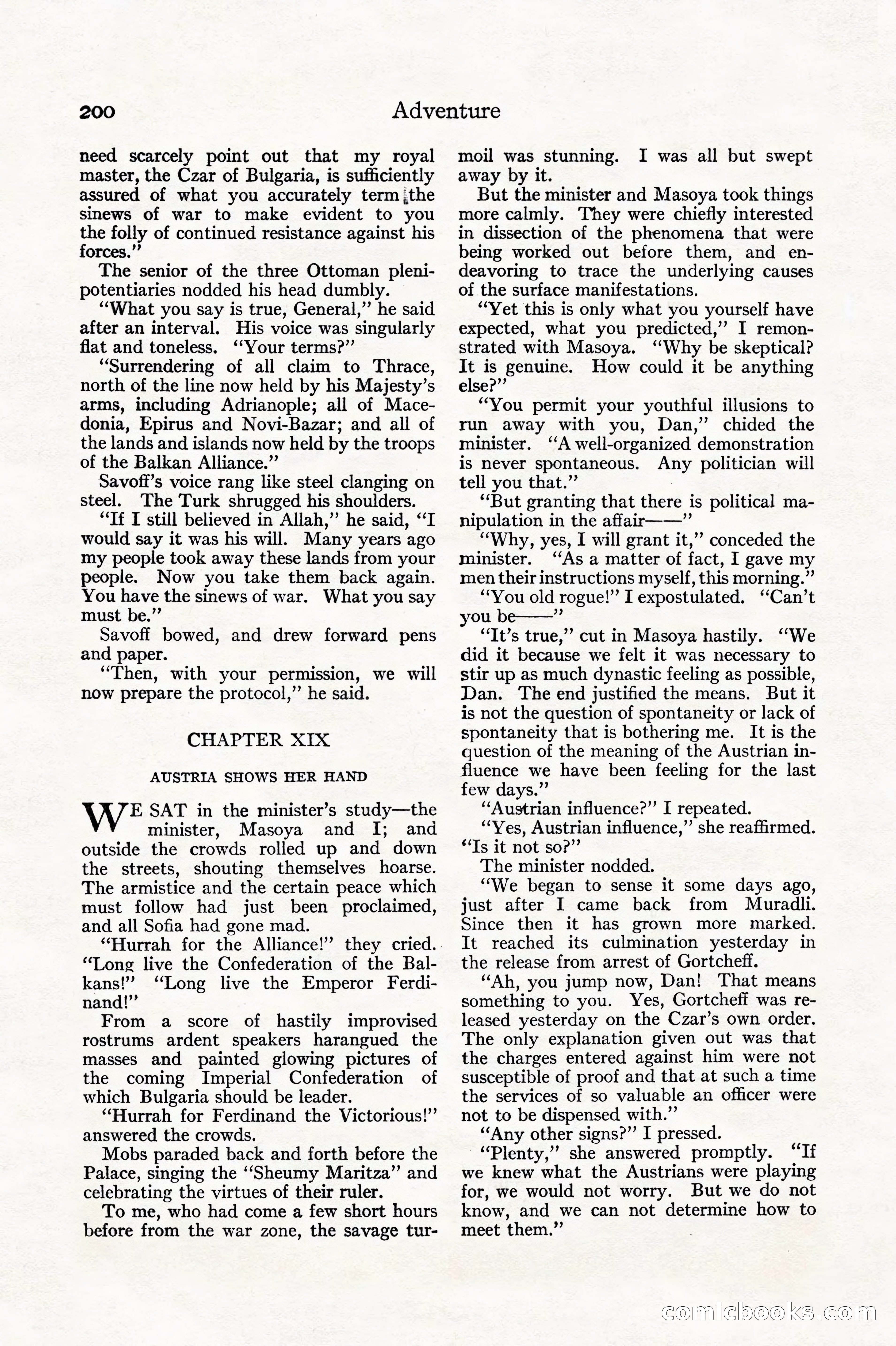 Adventure, December 1914 — page 202 of 228