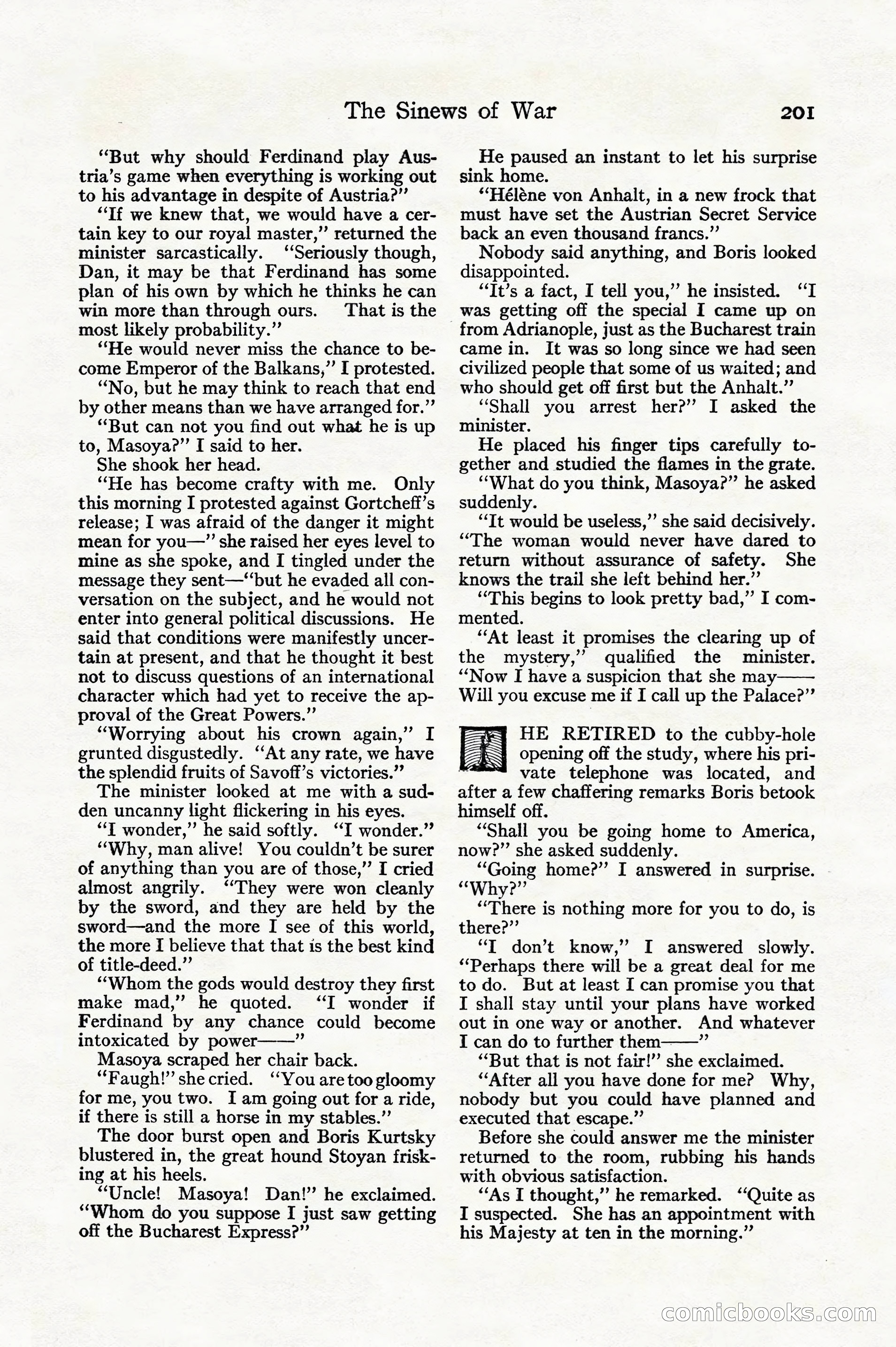 Adventure, December 1914 — page 203 of 228