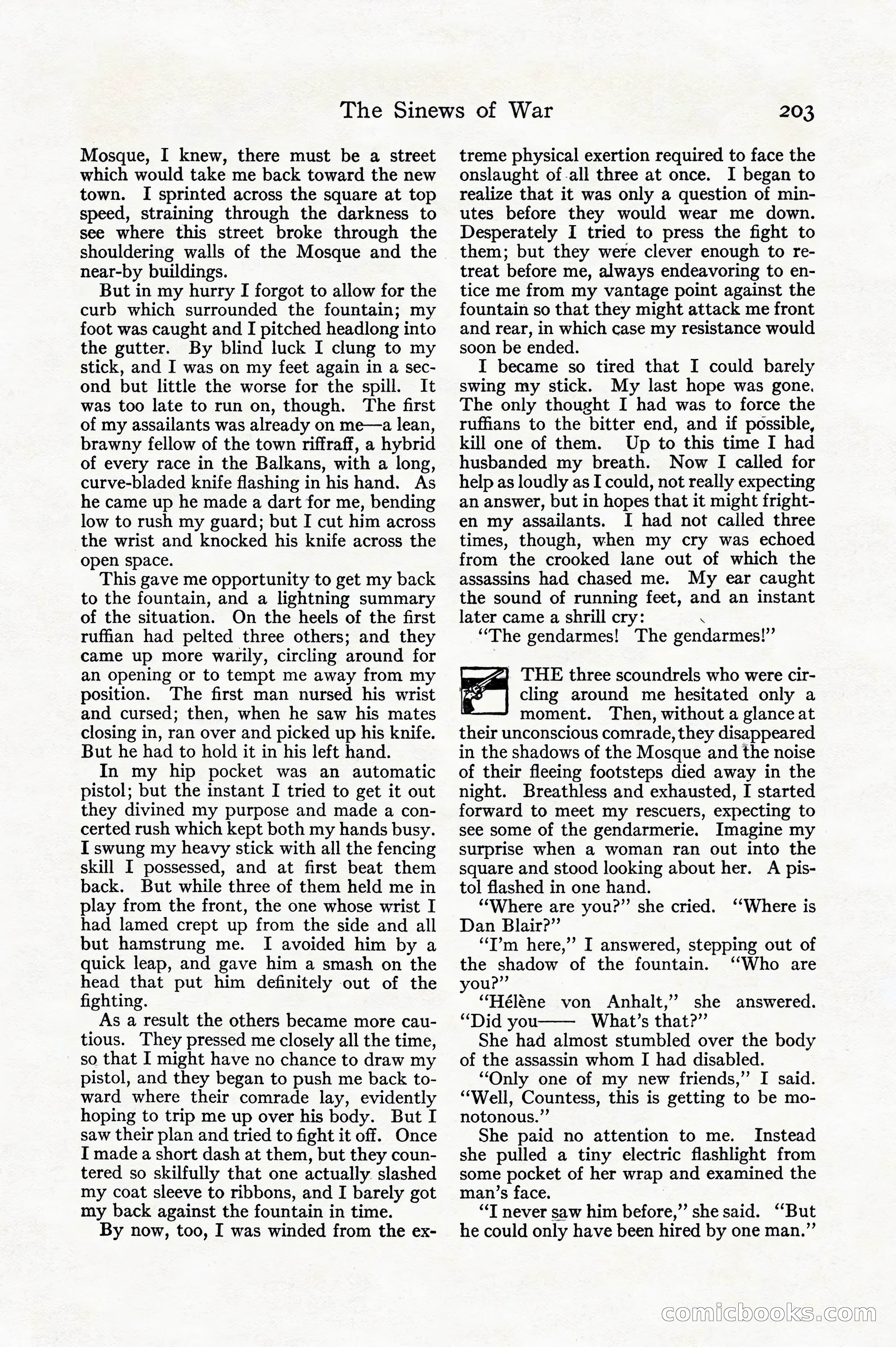 Adventure, December 1914 — page 205 of 228