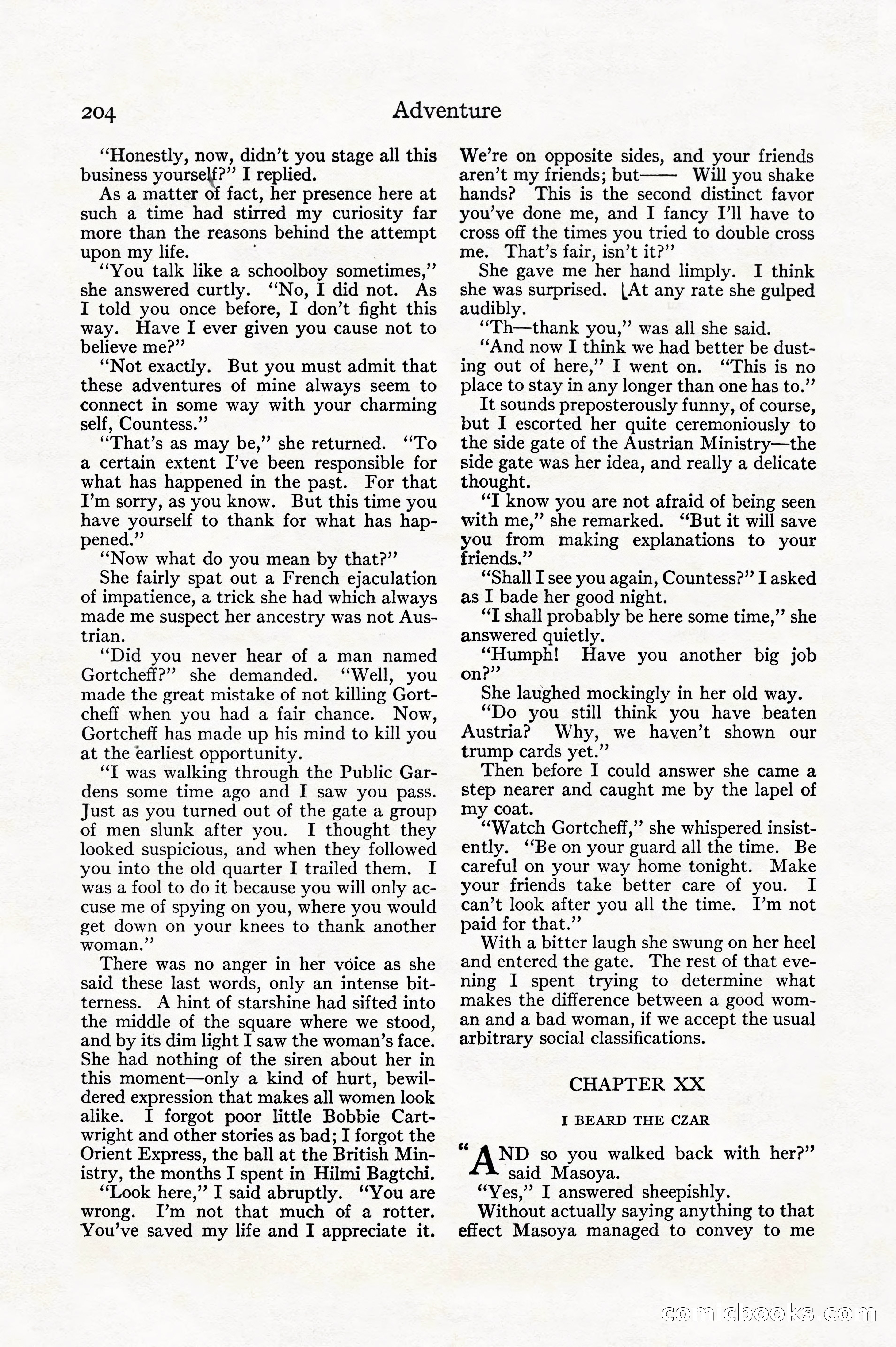 Adventure, December 1914 — page 206 of 228