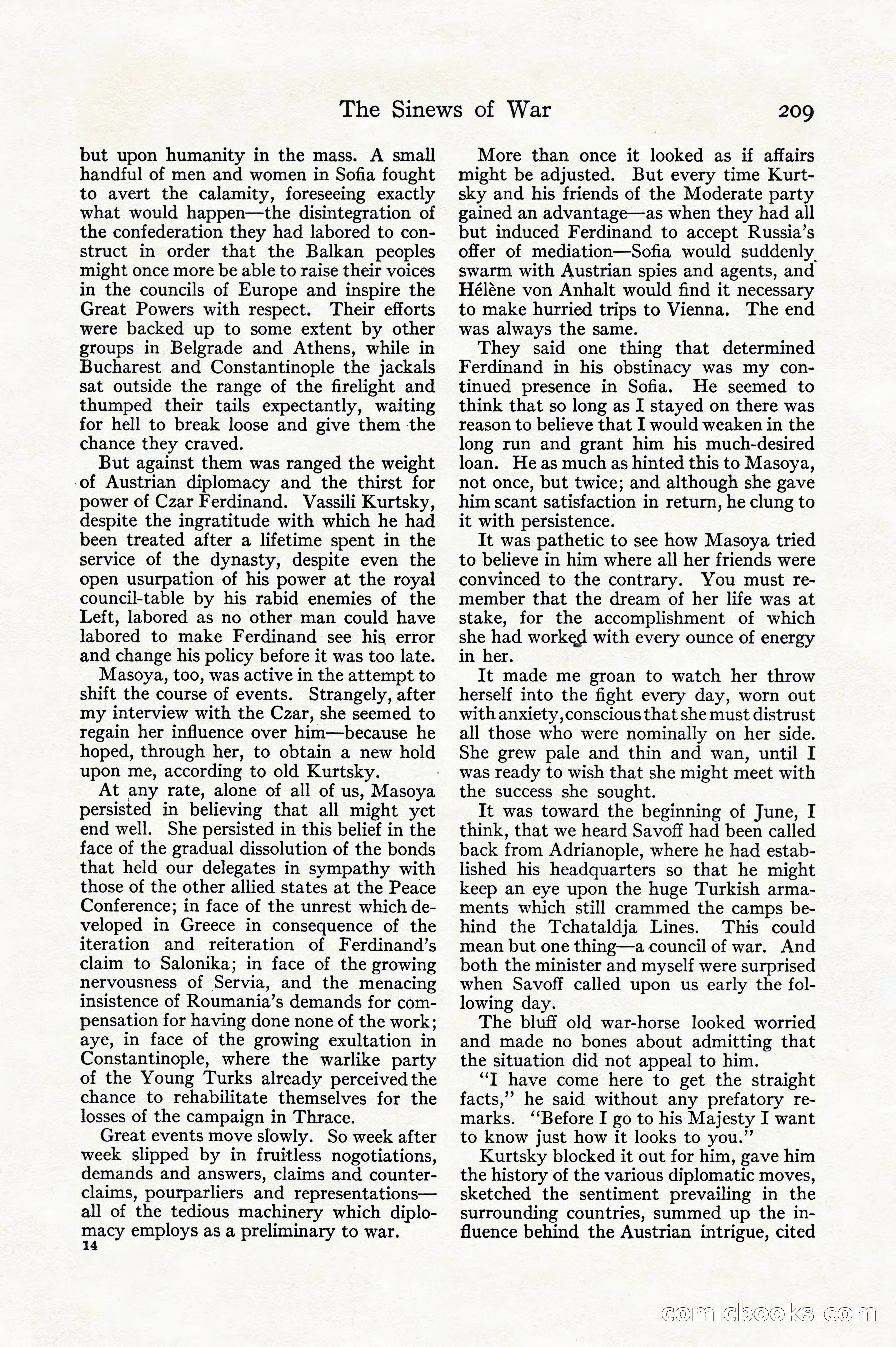Adventure, December 1914 — page 211 of 228