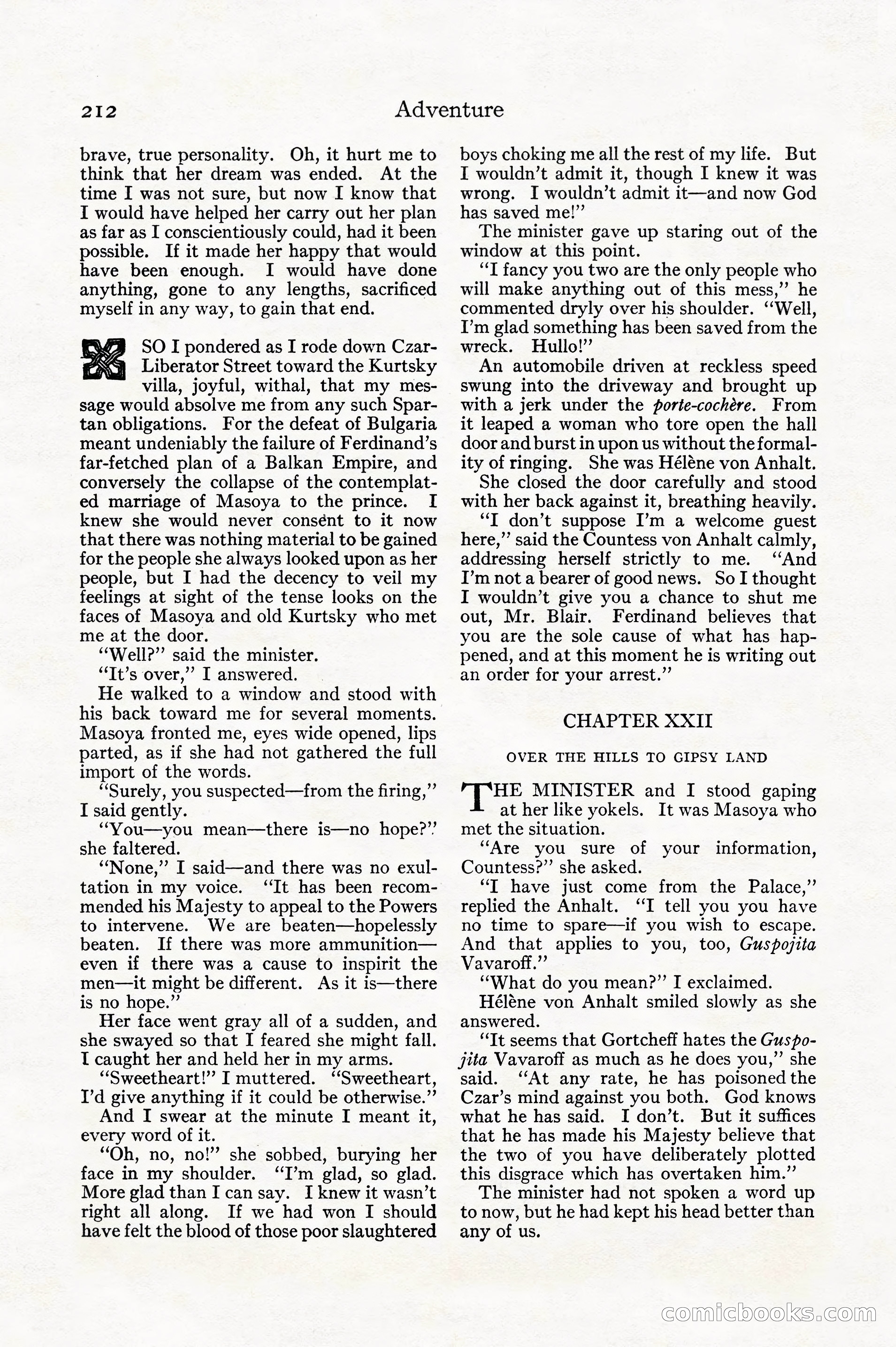 Adventure, December 1914 — page 214 of 228