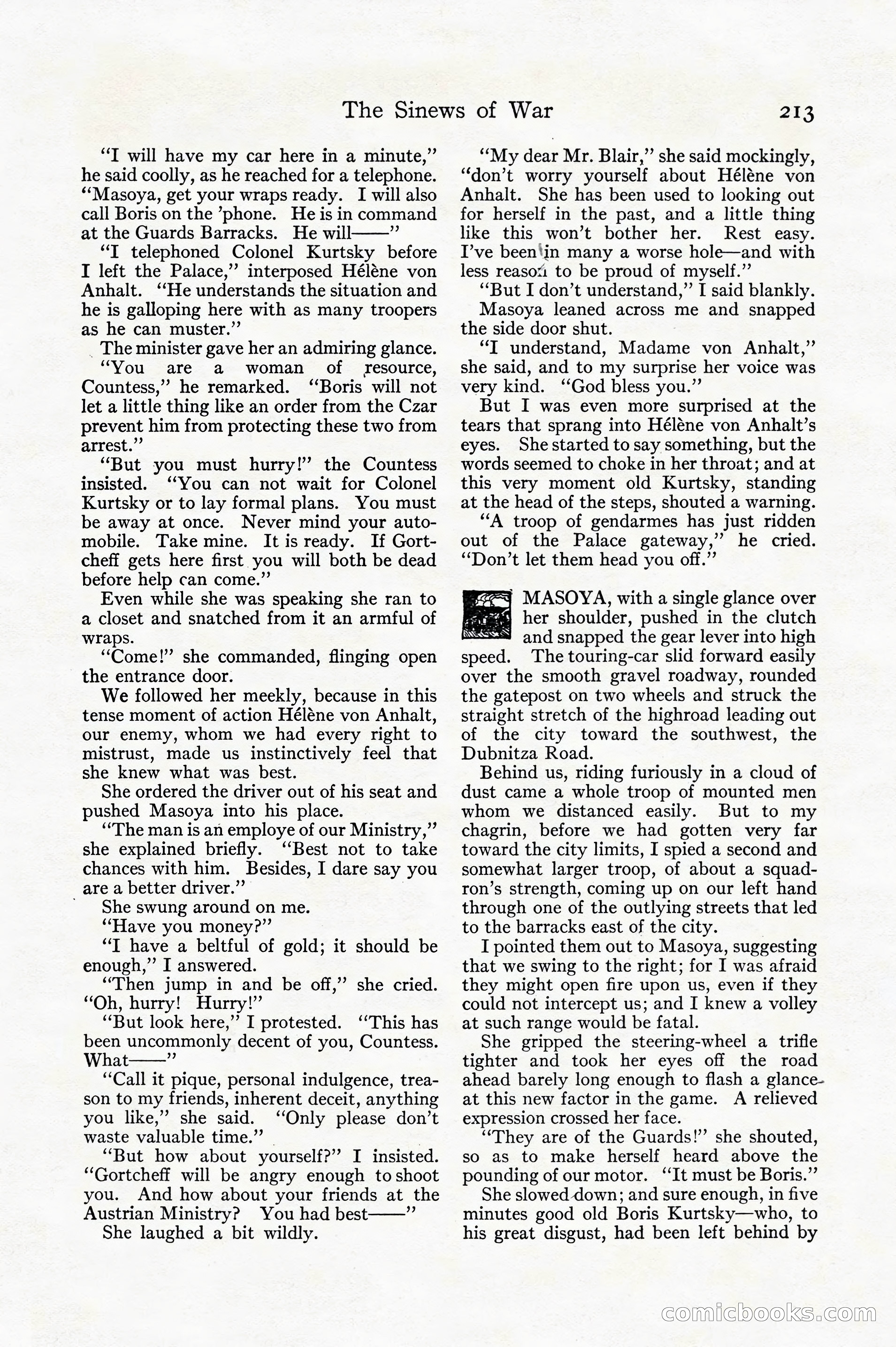 Adventure, December 1914 — page 215 of 228
