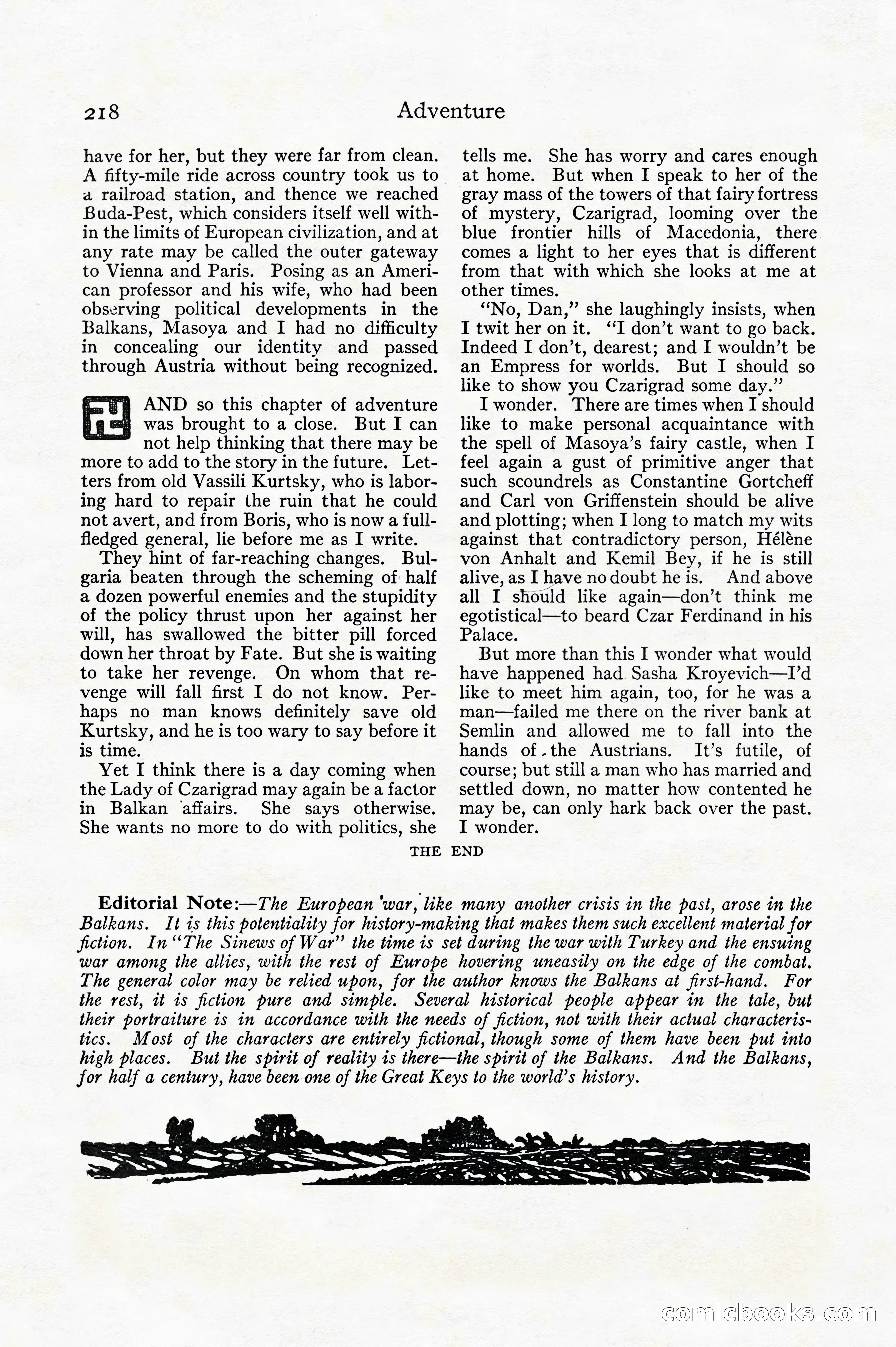 Adventure, December 1914 — page 220 of 228
