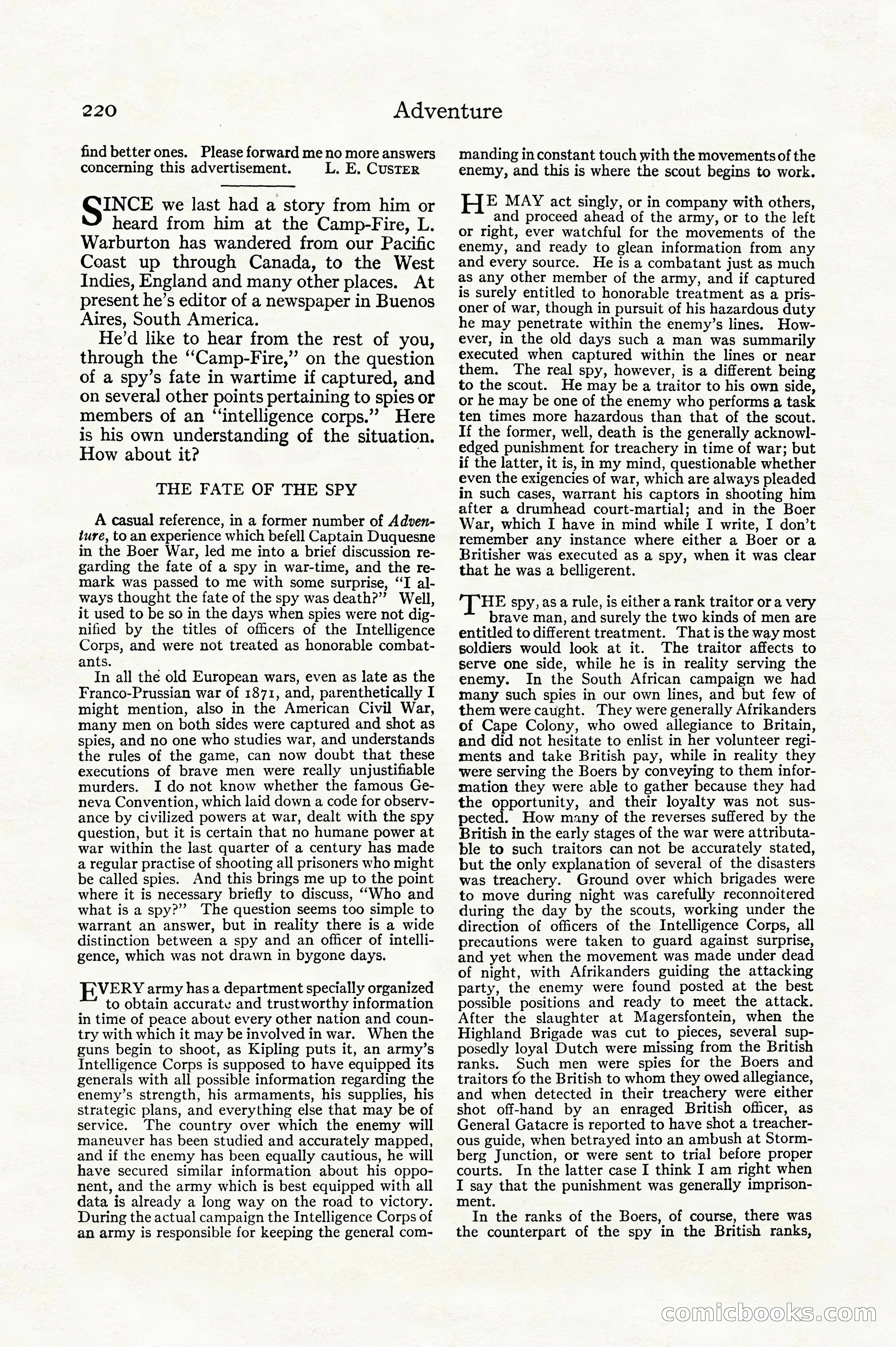 Adventure, December 1914 — page 222 of 228