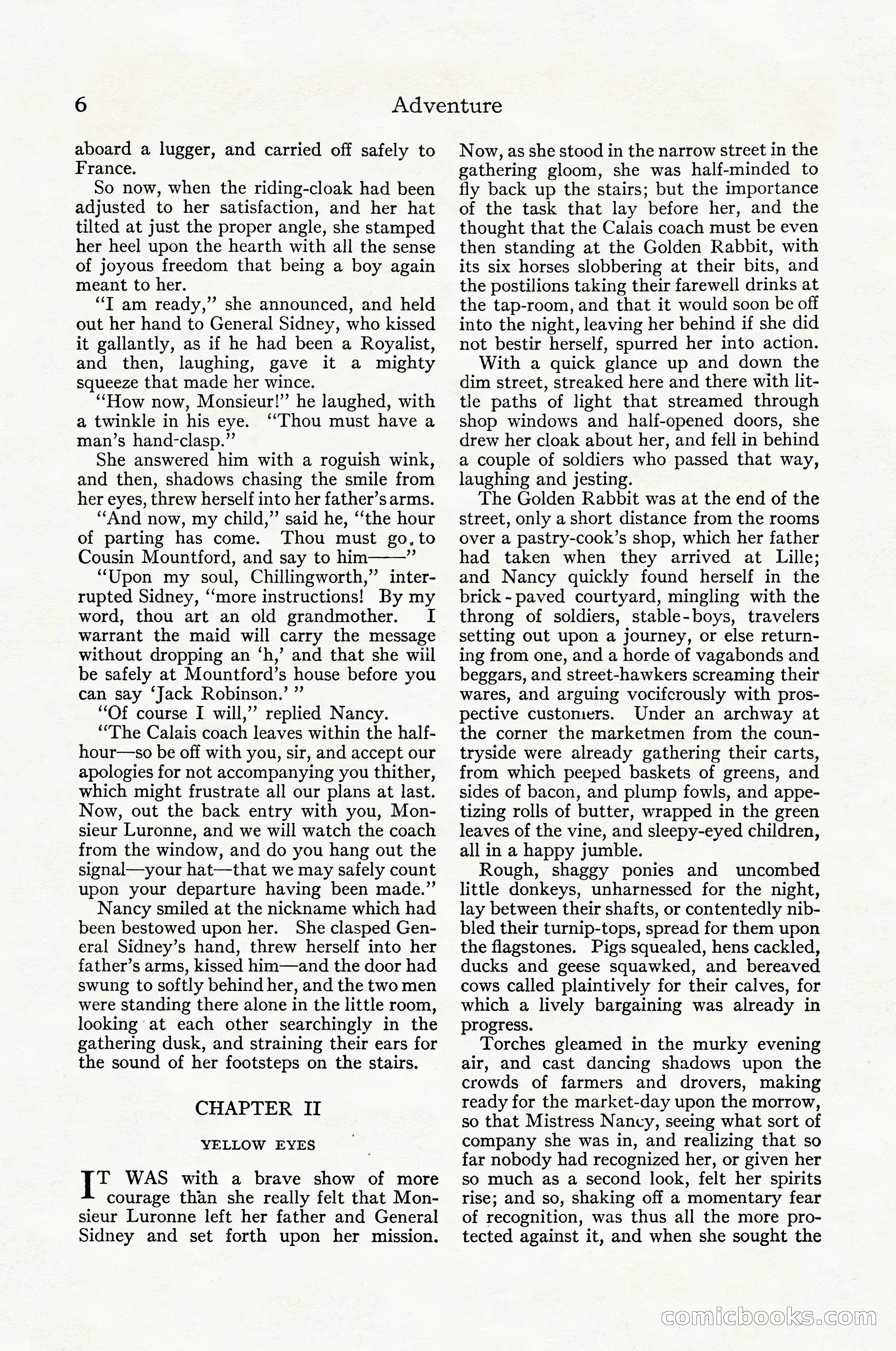 Adventure Magazine Cover, April 1916 — page 8 of 228