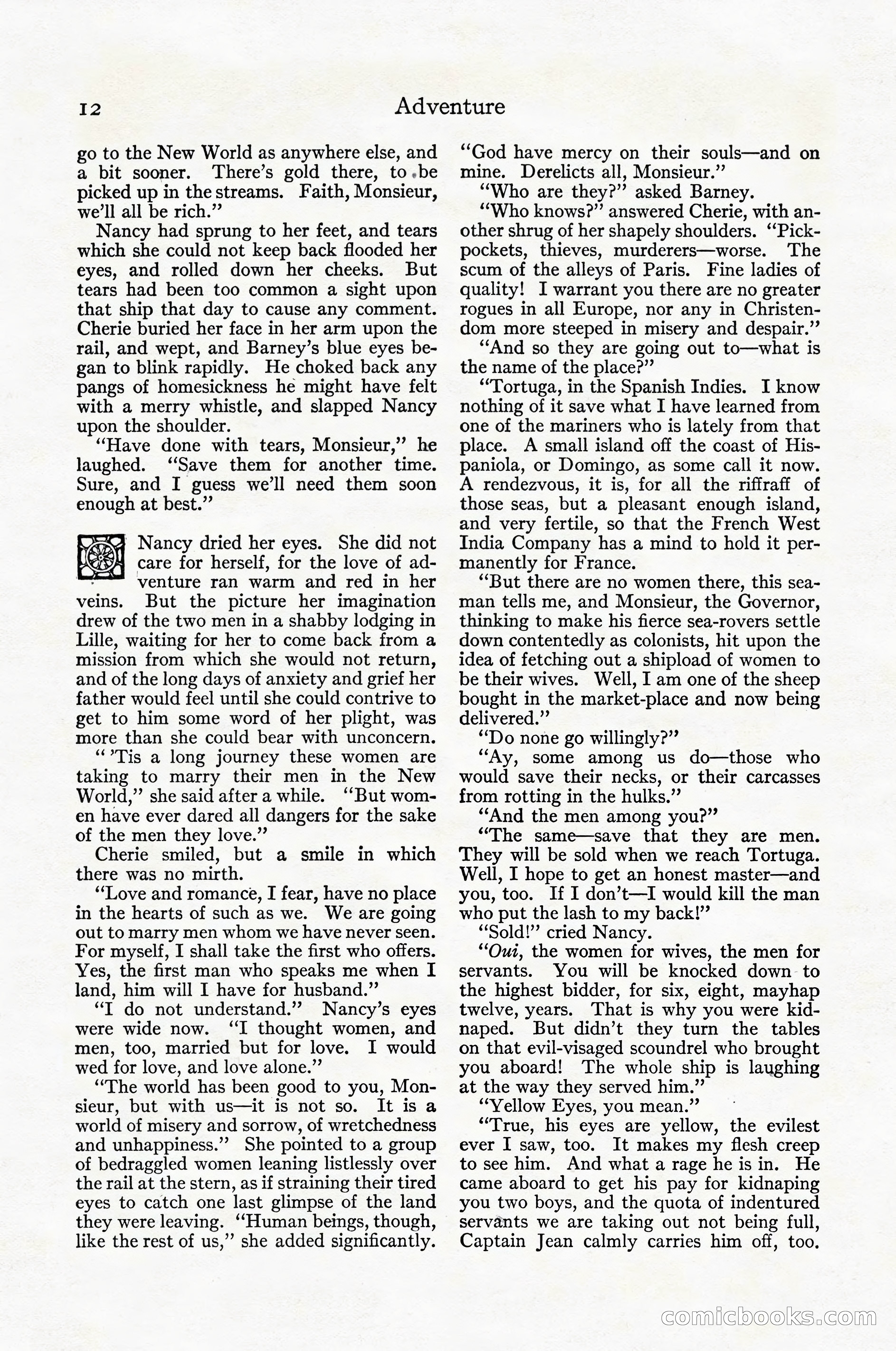 Adventure Magazine Cover, April 1916 — page 14 of 228