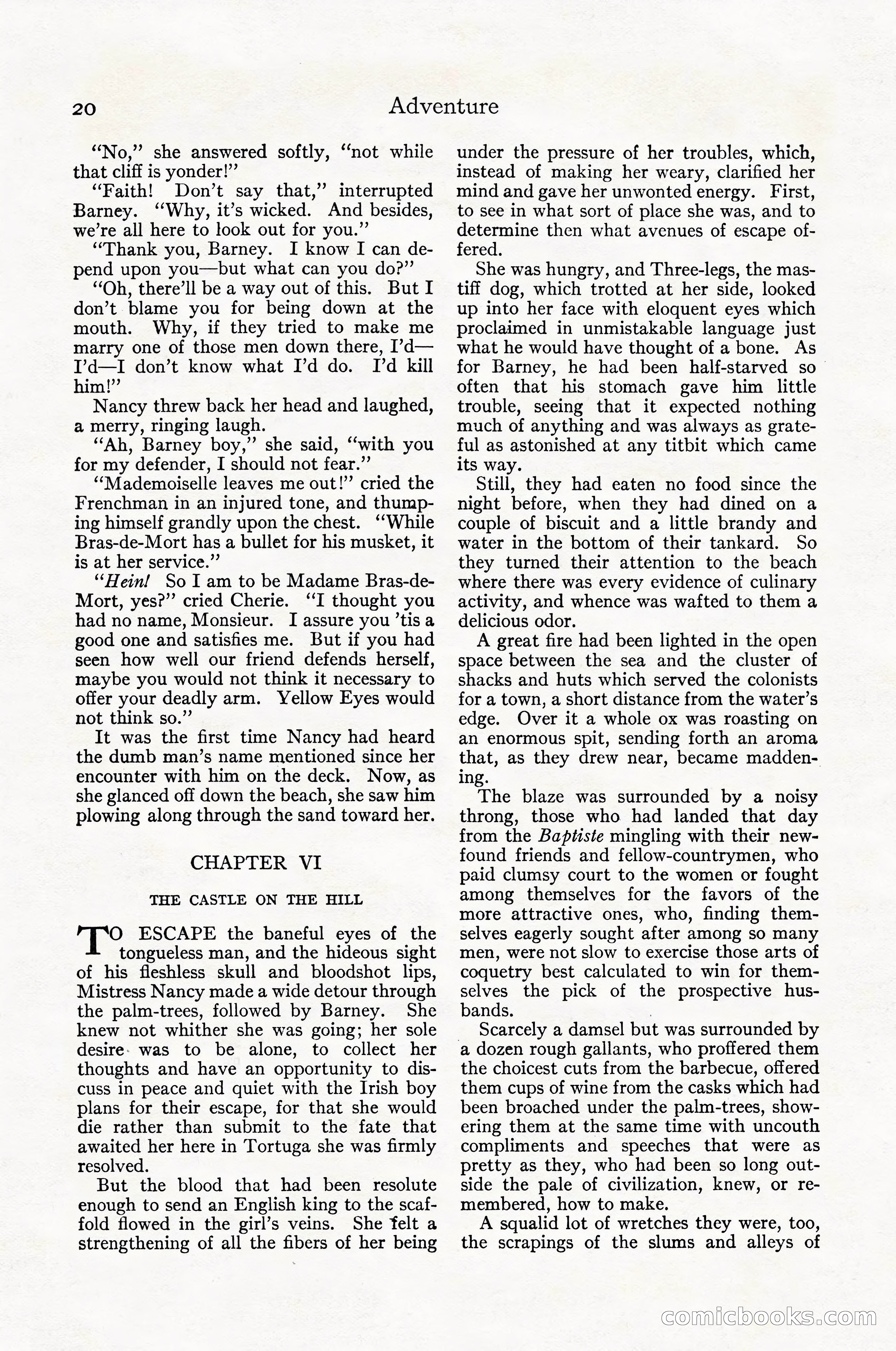 Adventure Magazine Cover, April 1916 — page 22 of 228