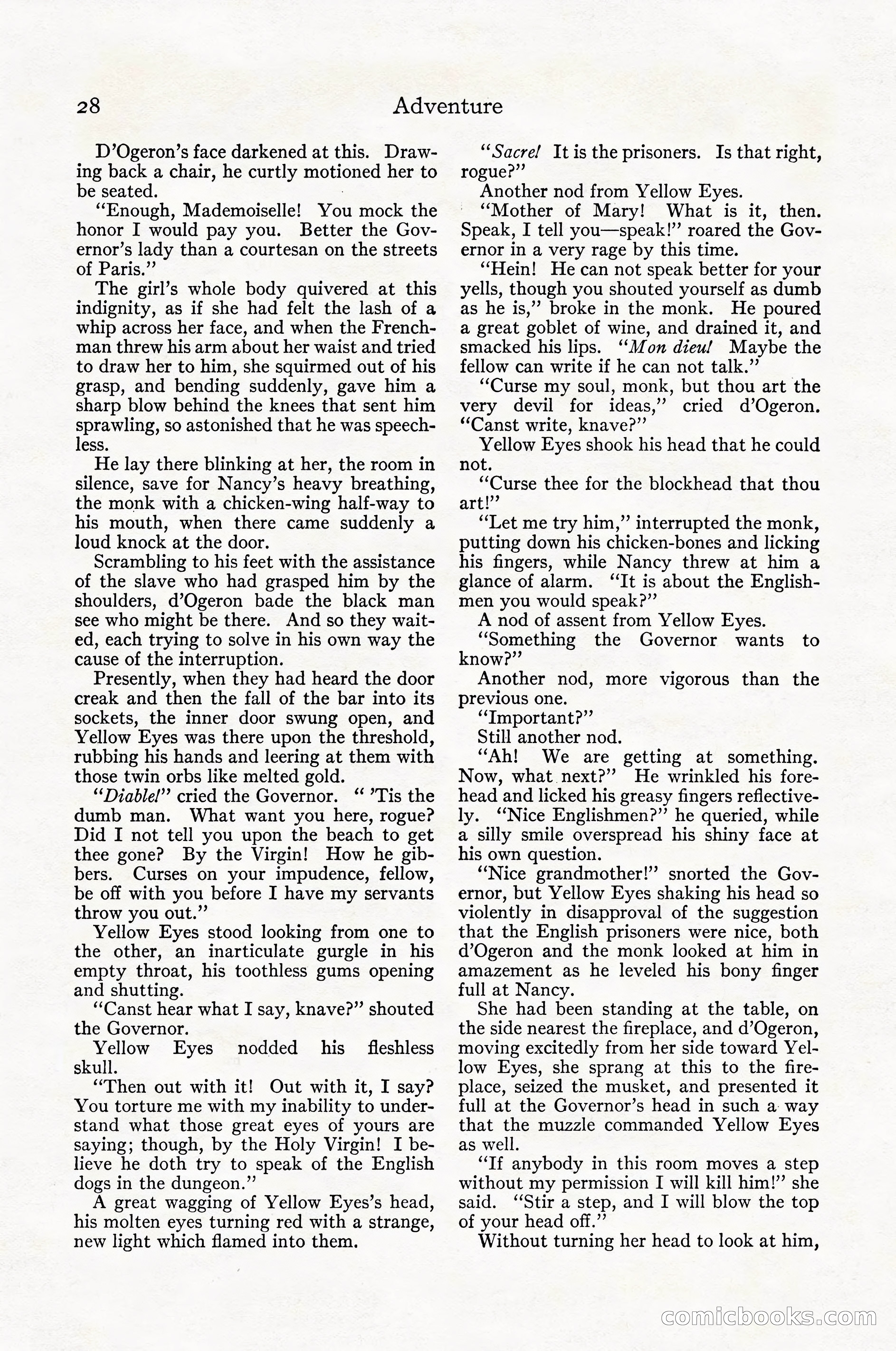 Adventure Magazine Cover, April 1916 — page 30 of 228