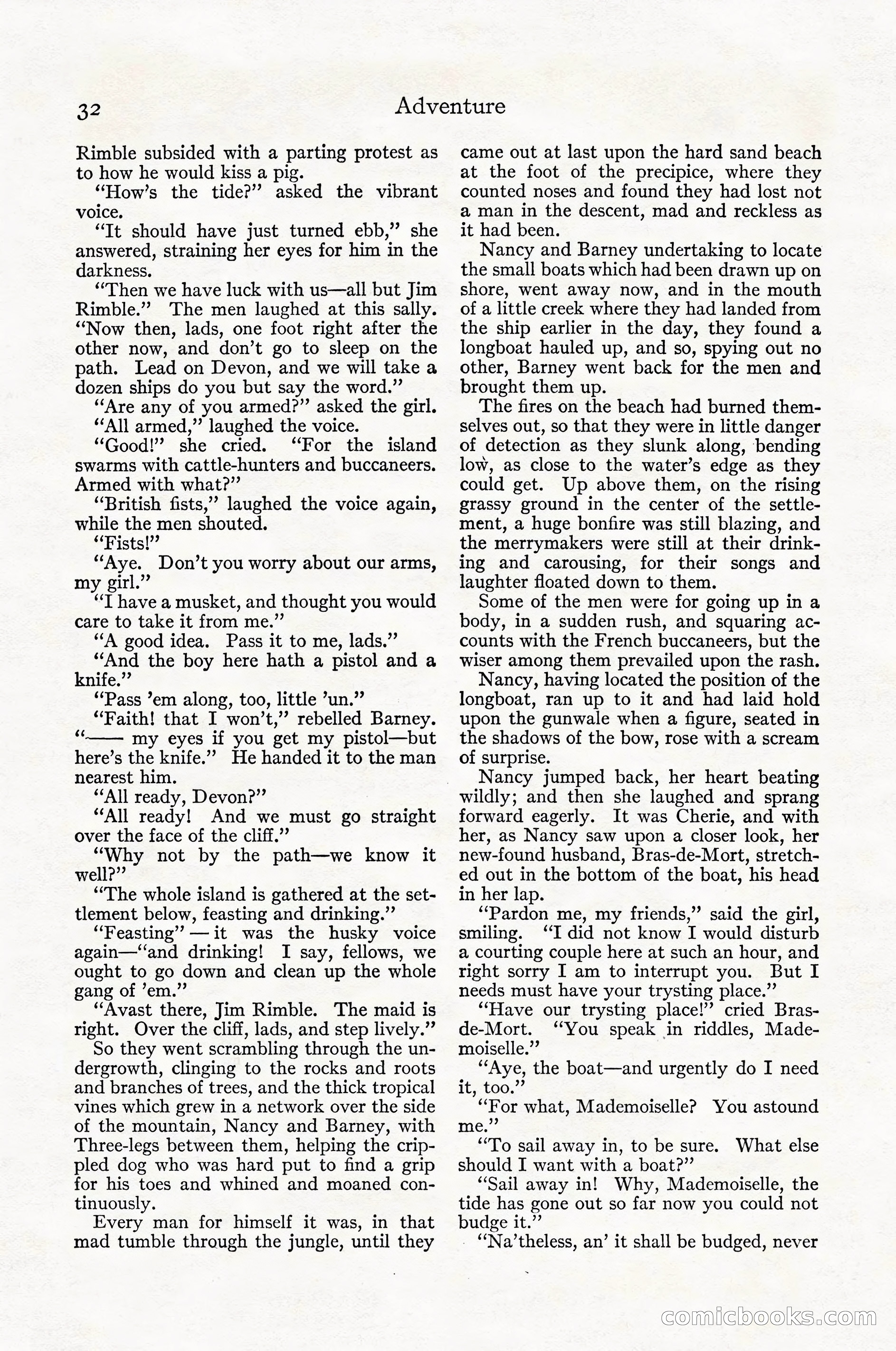 Adventure Magazine Cover, April 1916 — page 34 of 228