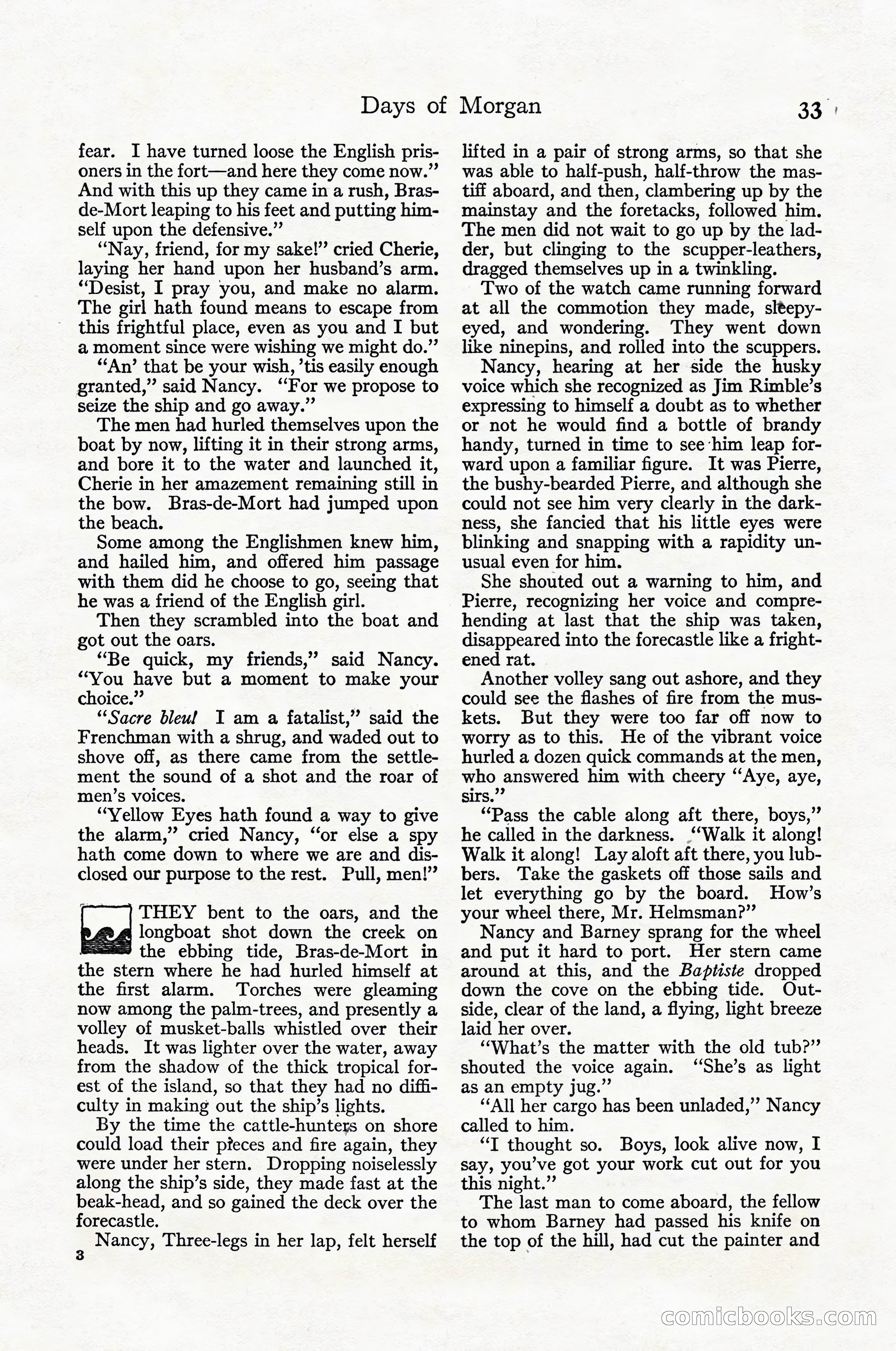 Adventure Magazine Cover, April 1916 — page 35 of 228