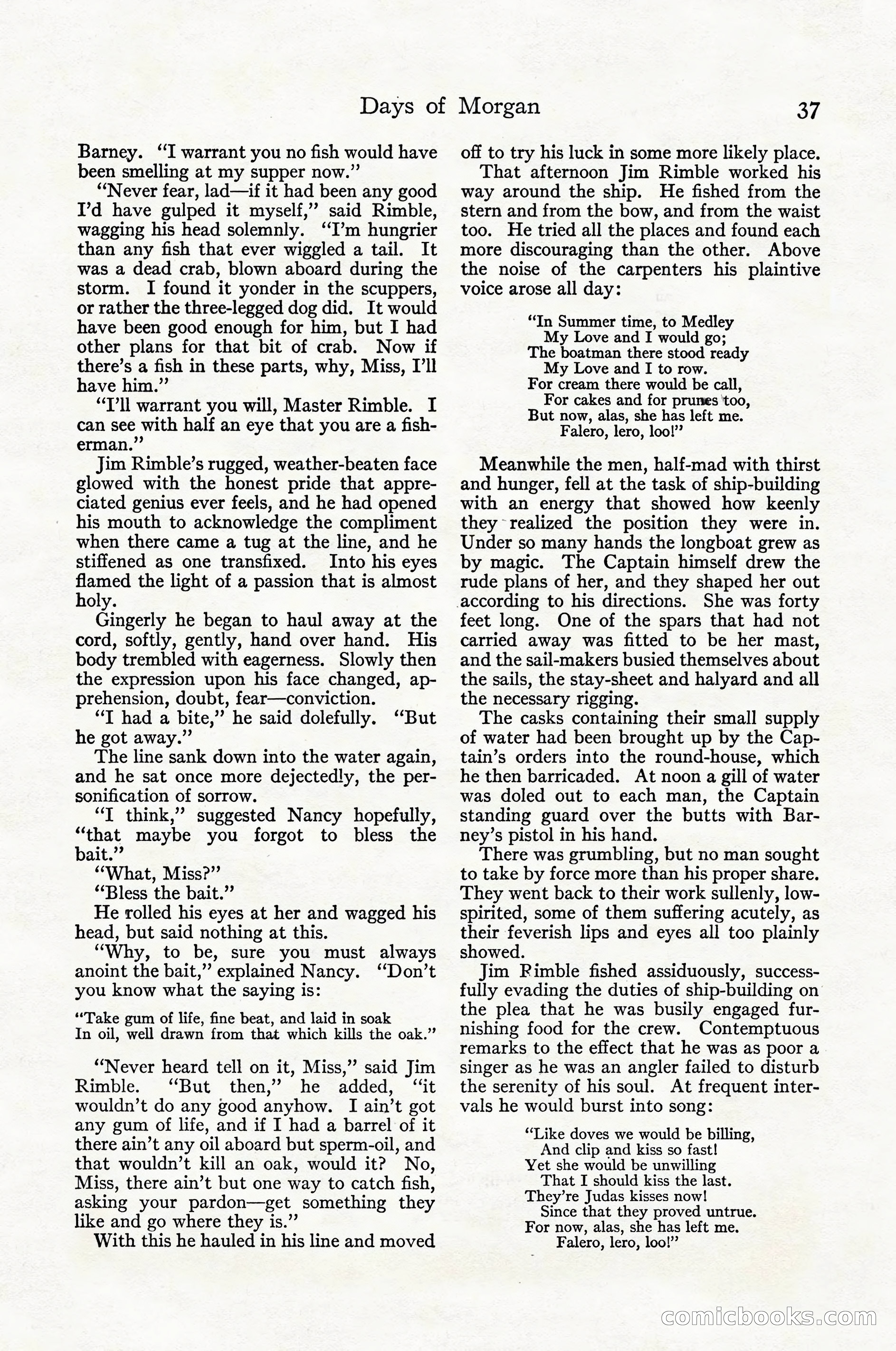 Adventure Magazine Cover, April 1916 — page 39 of 228