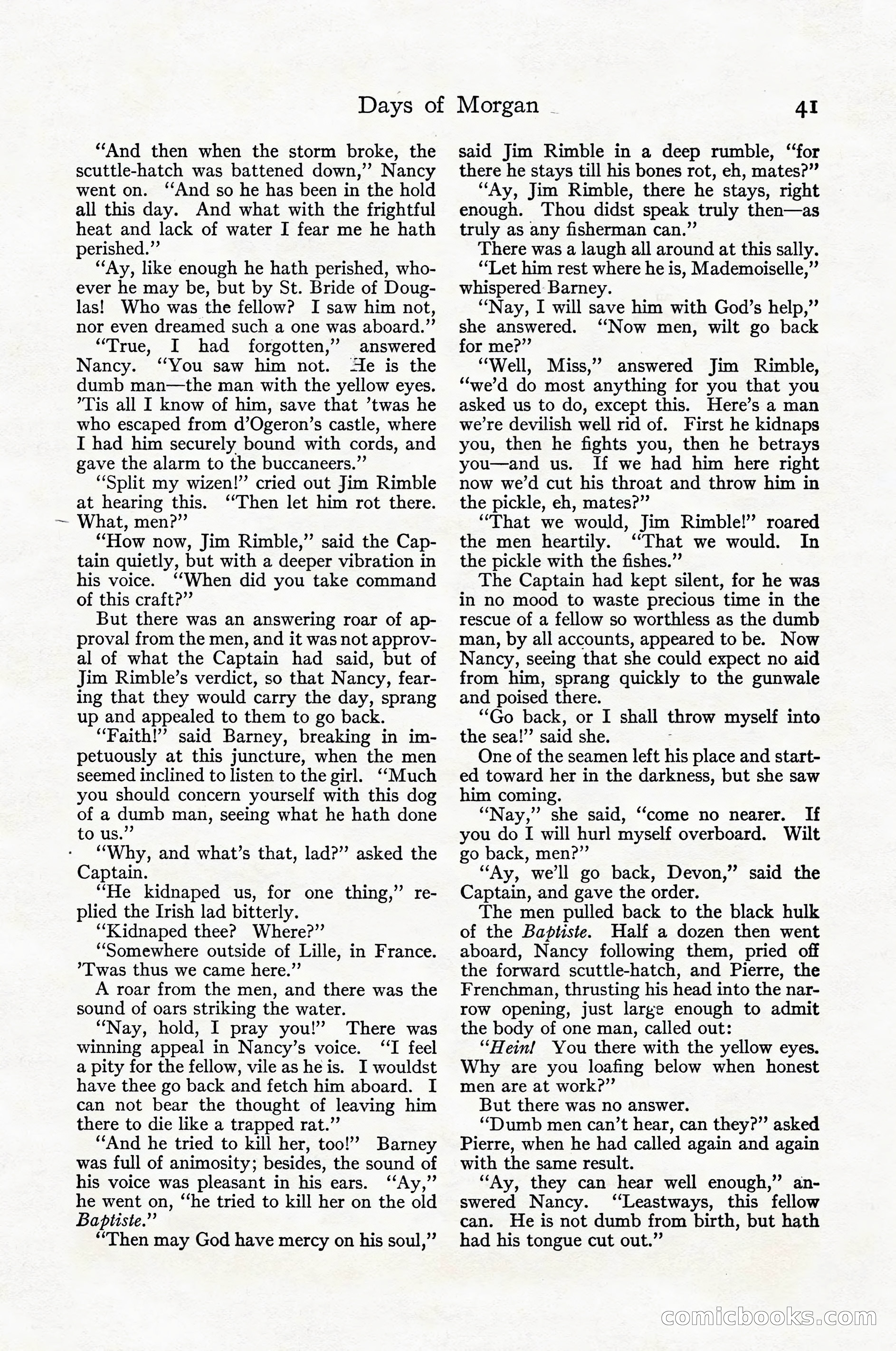 Adventure Magazine Cover, April 1916 — page 43 of 228